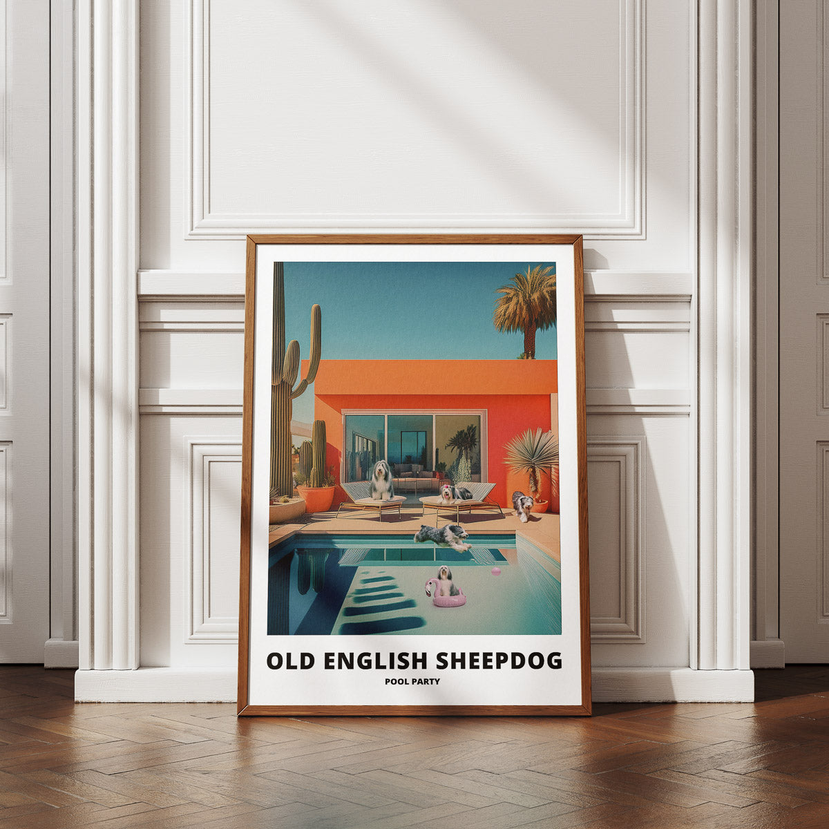 Old English Sheepdog Pool Party image 4