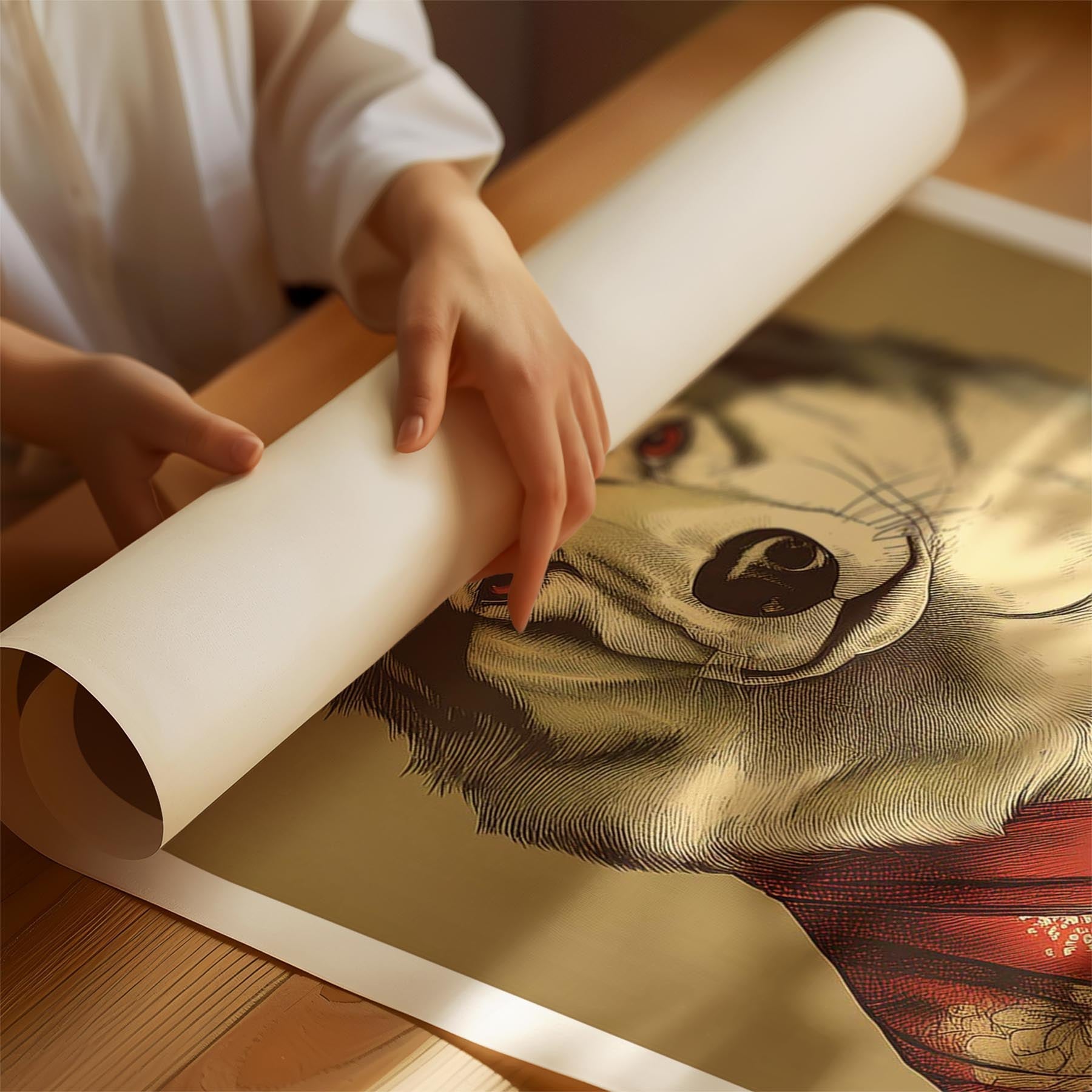 Finnish Lapphund Japanse Kimono Dog Series image 1