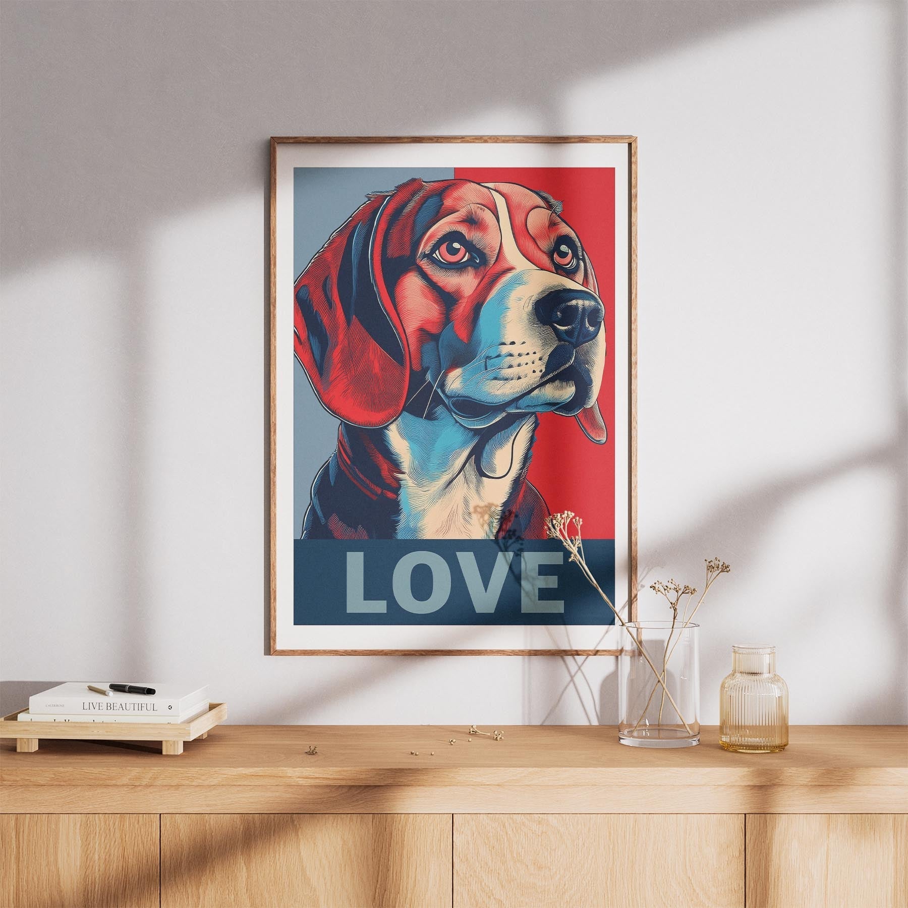 Beagle LOVE Series Inspired by the Obama Poster image 8