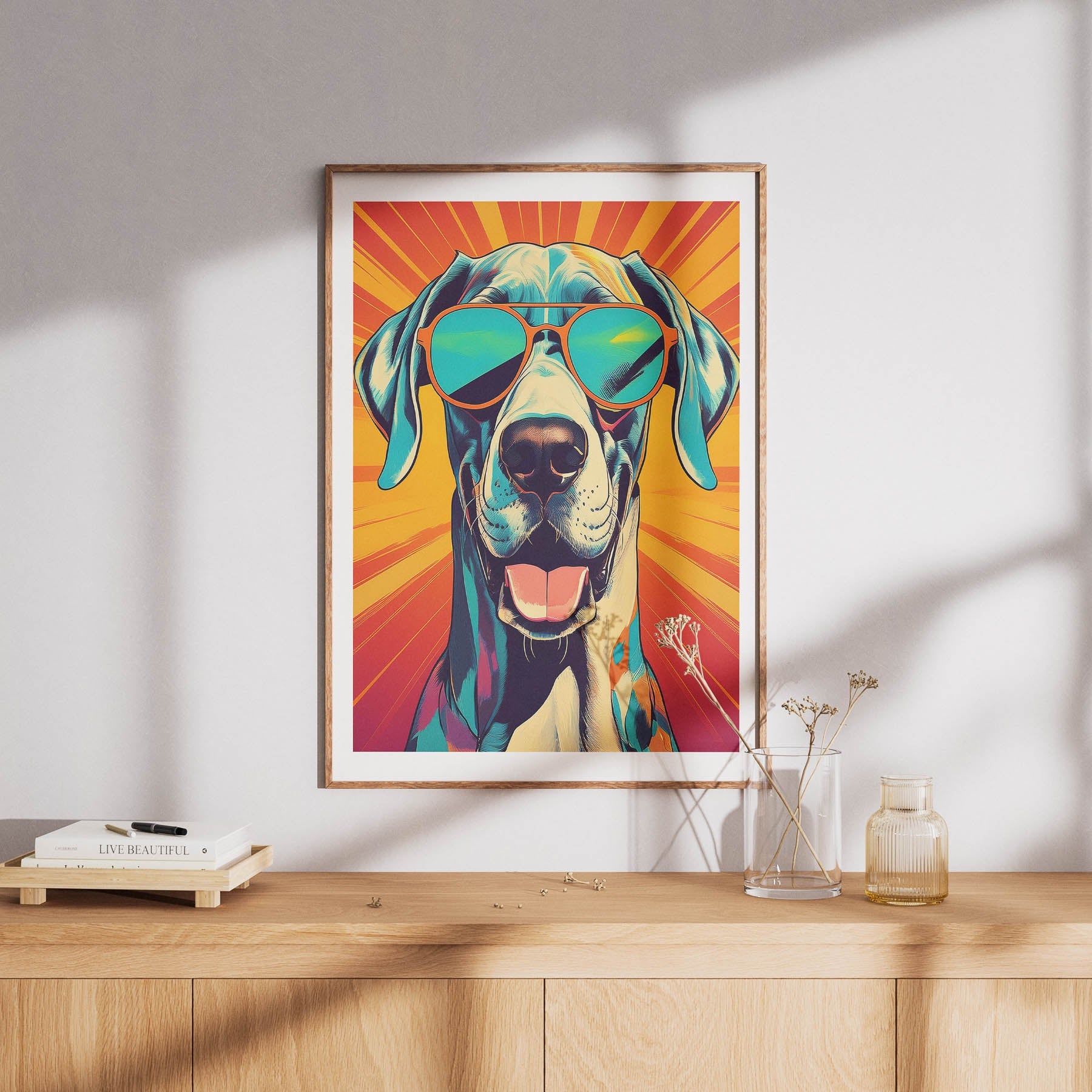 Great Dane In Colourful Sunnies 2 image 8