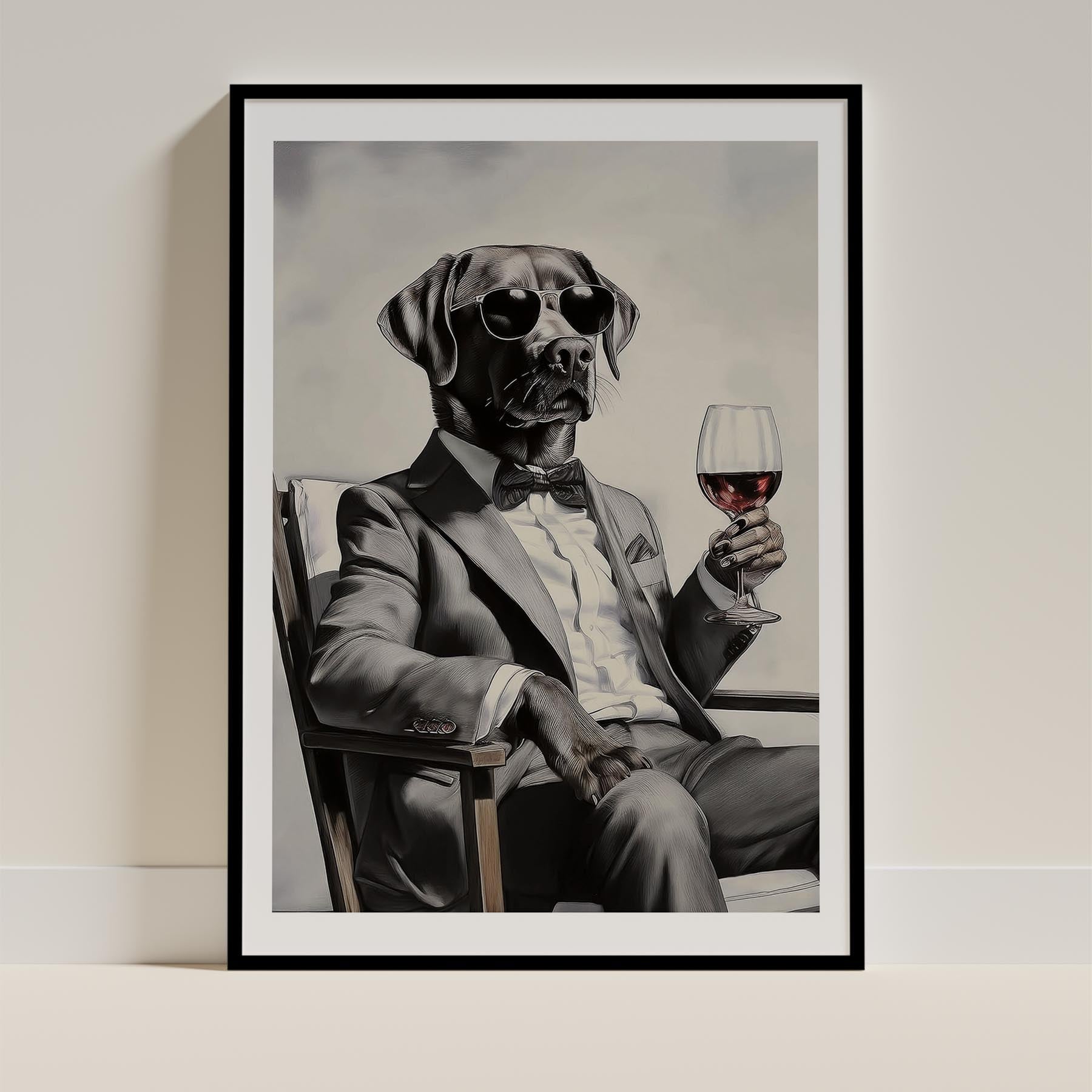 Labrador Retriever Dog Art Print Unframed Vol 1 | 11 Unique Designs | Wall Art Gift for Dog Lovers - Image 10 | Dogsy & Co