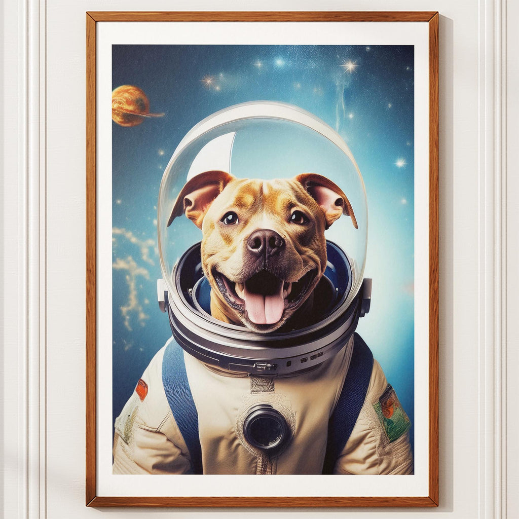 Staffordshire Bull Terrier Astronaut Dog Series image 10