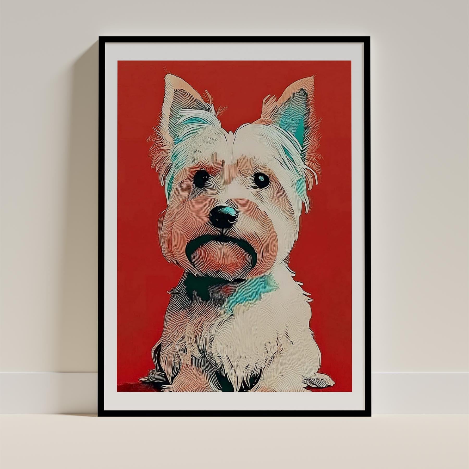 Yorkshire Terrier Dog Art Print Unframed Vol 1 | 11 Unique Designs | Wall Art Gift for Dog Lovers - Image 2 | Dogsy & Co
