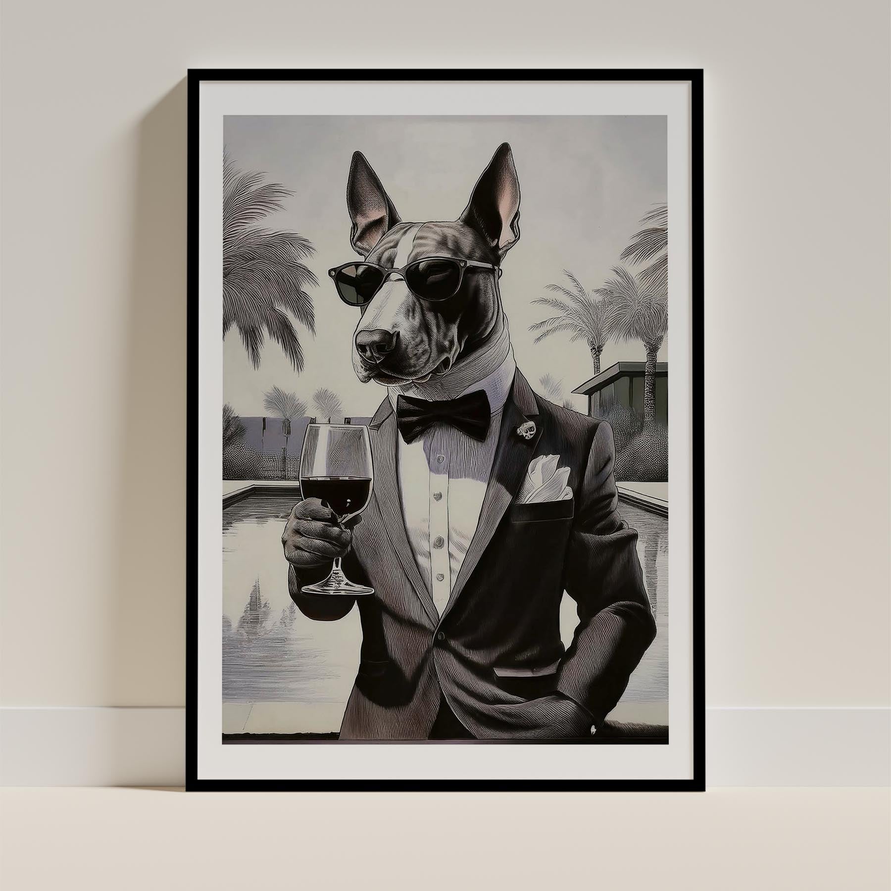 Bull Terrier Dog Art Print Unframed Vol 1 | 11 Unique Designs | Wall Art Gift for Dog Lovers - Image 11 | Dogsy & Co