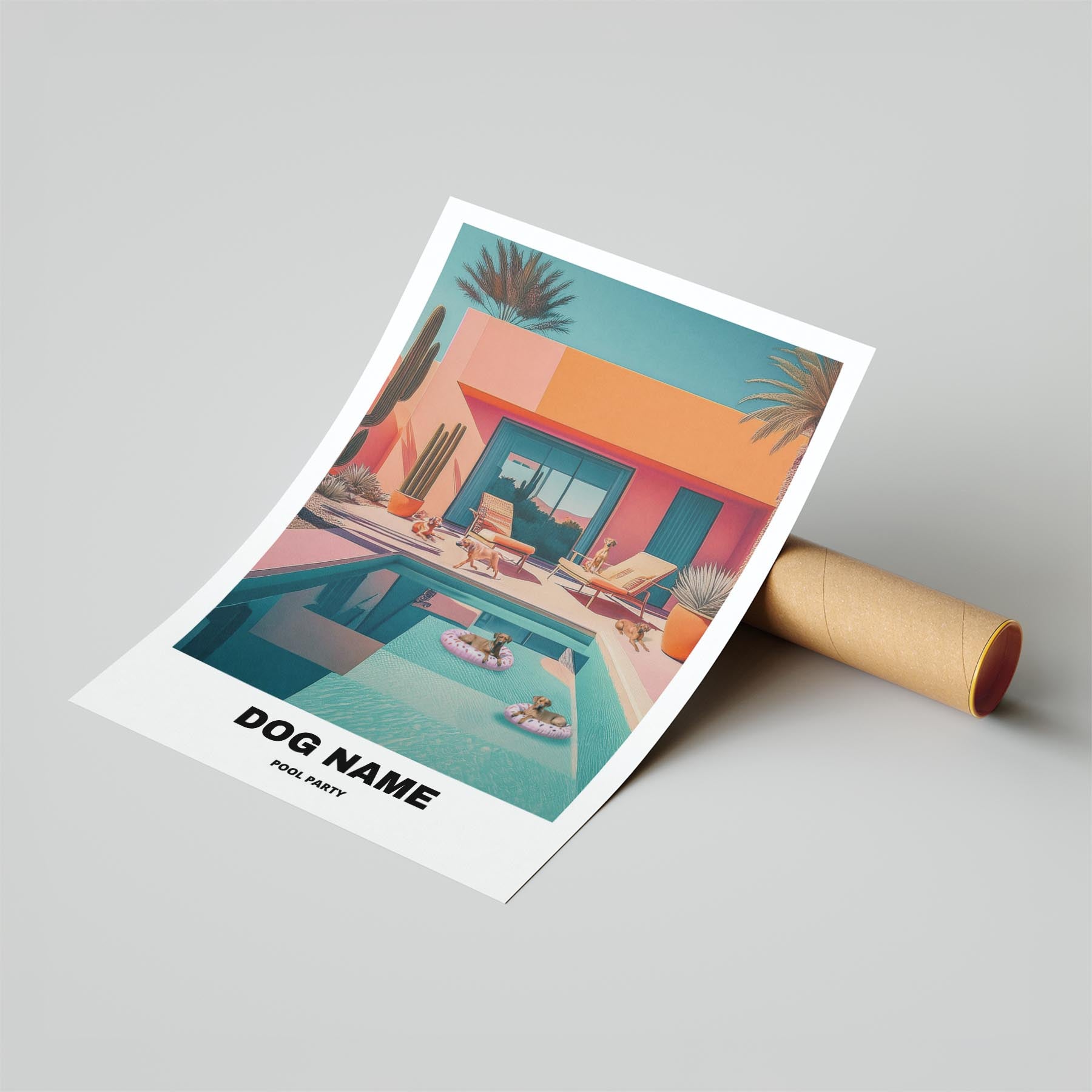 Rhodesian Ridgeback Custom Pool Party WITH TEXT image 6