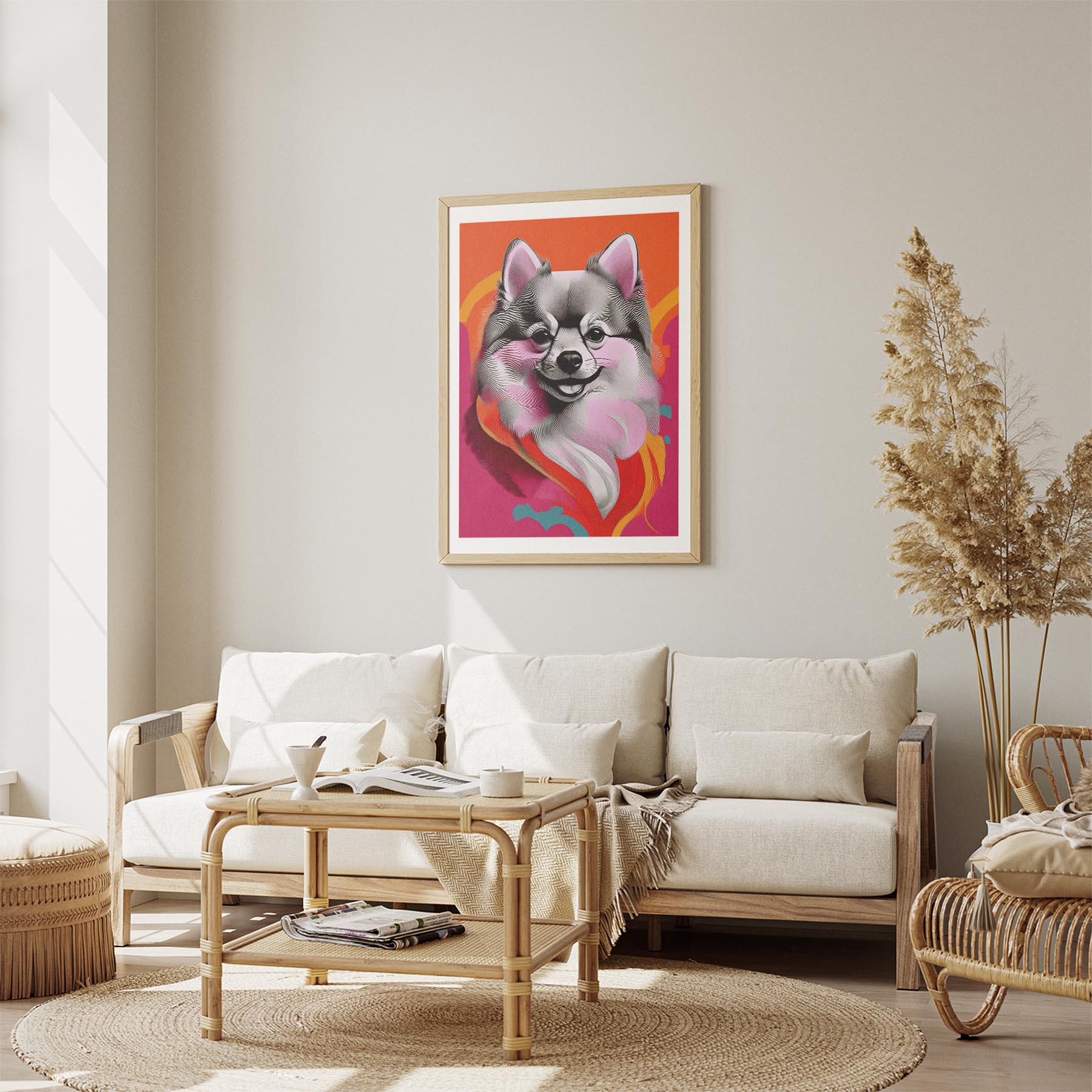 Pomeranian Modern Pop Dog Series image 2