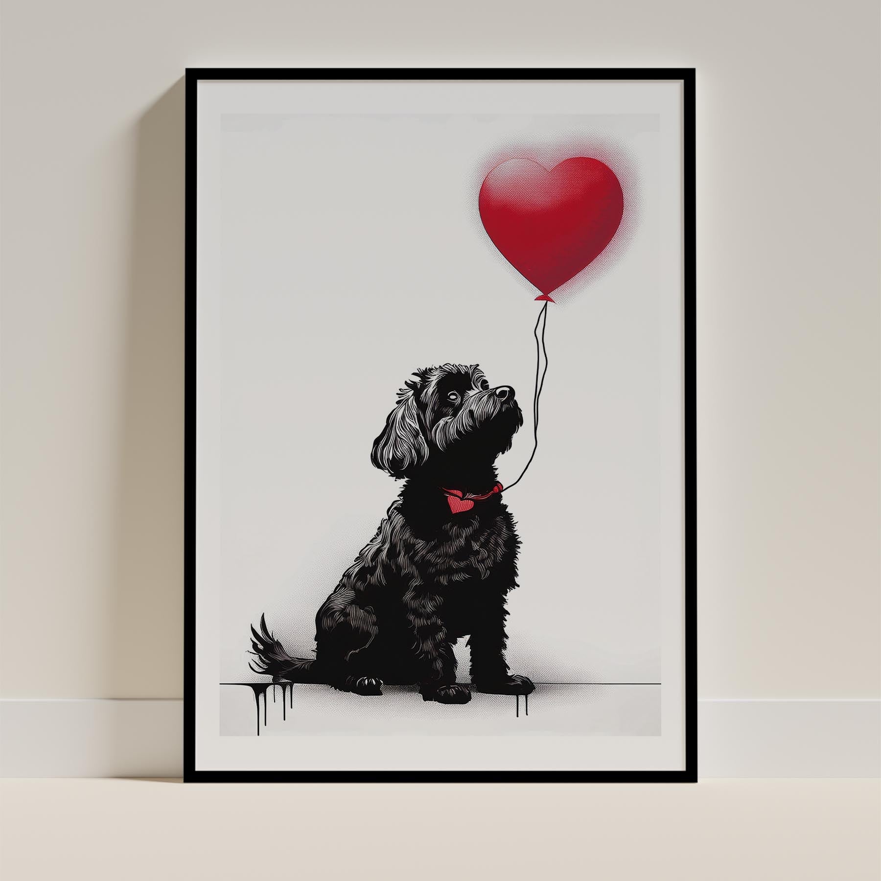 Coton de Tulear DOGSY Series inspired by the Art of Banksy image 0
