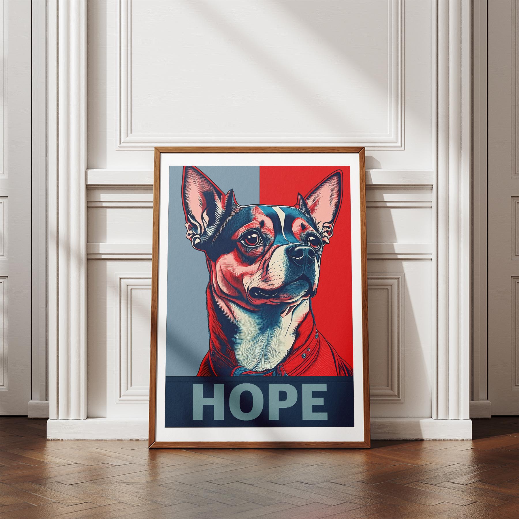 Chihuahua HOPE Series Inspired by the Obama Poster image 4
