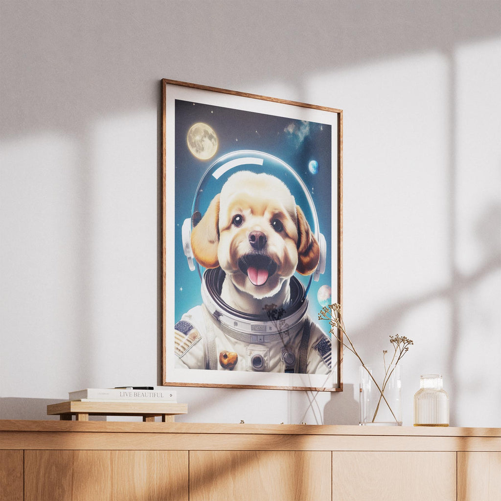 Bichon Frise Astronaut Dog Series image 5