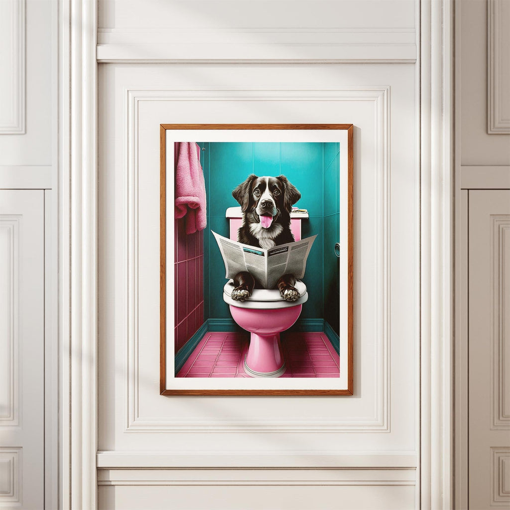 Murray River Retriever Toilet Dogs PInk and Turquise image 3