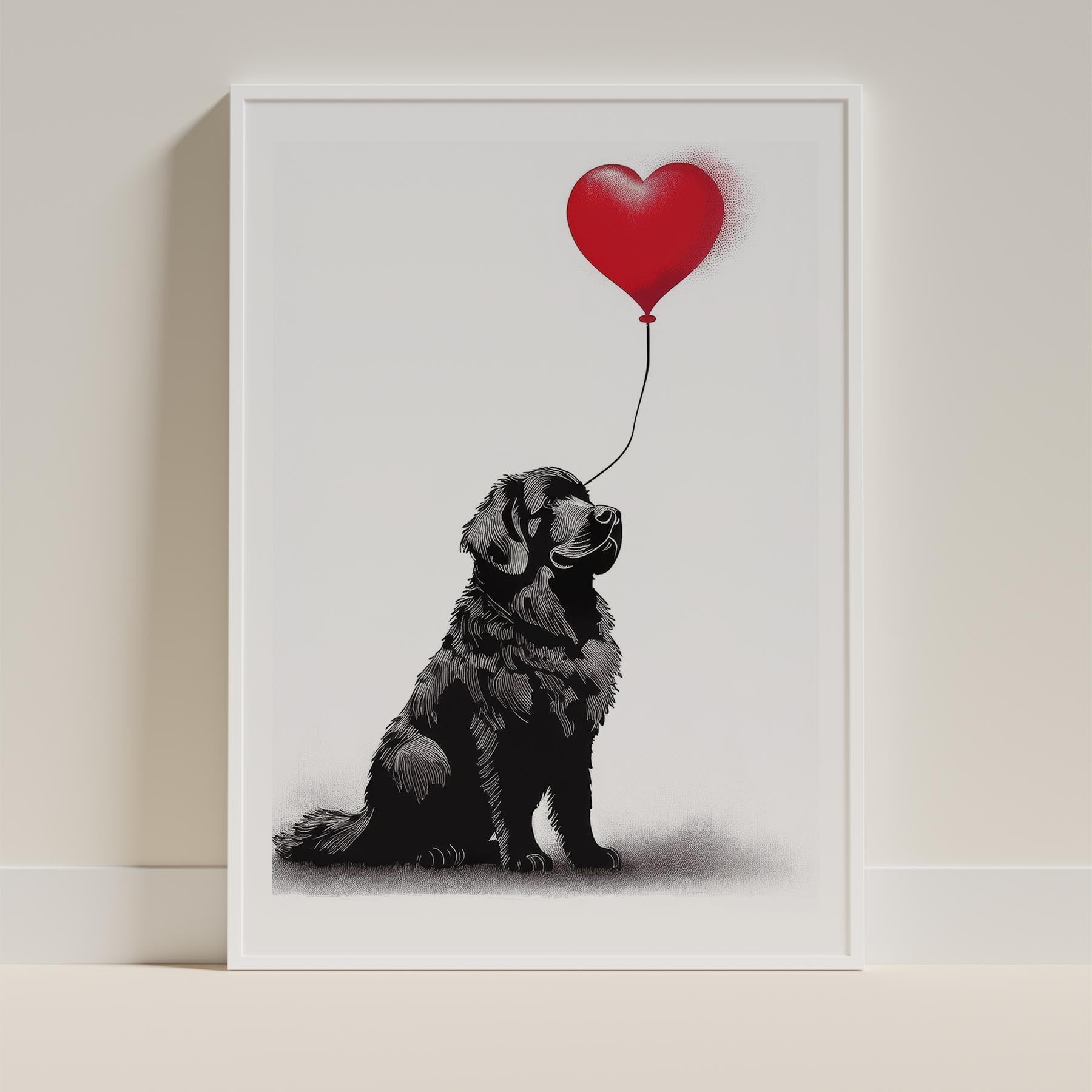 Newfoundland DOGSY Series inspired by the Art of Banksy image 9