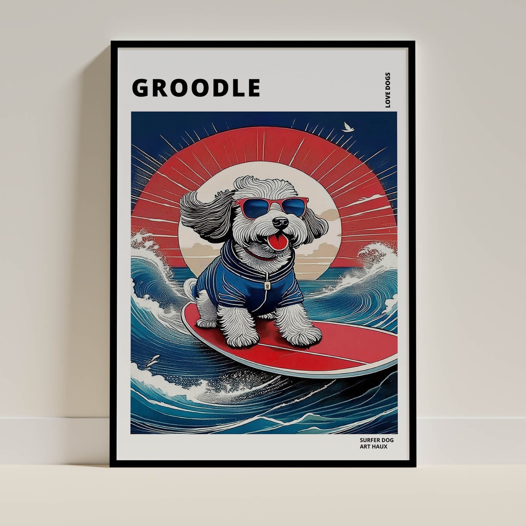Goldendoodle Dog Art Print Unframed Vol 1 | 11 Unique Designs | Wall Art Gift for Dog Lovers - Image 10 | Dogsy & Co