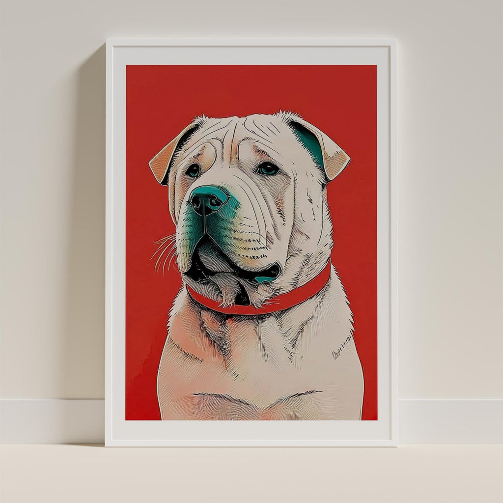 Shar Pei Red Dog Series image 9
