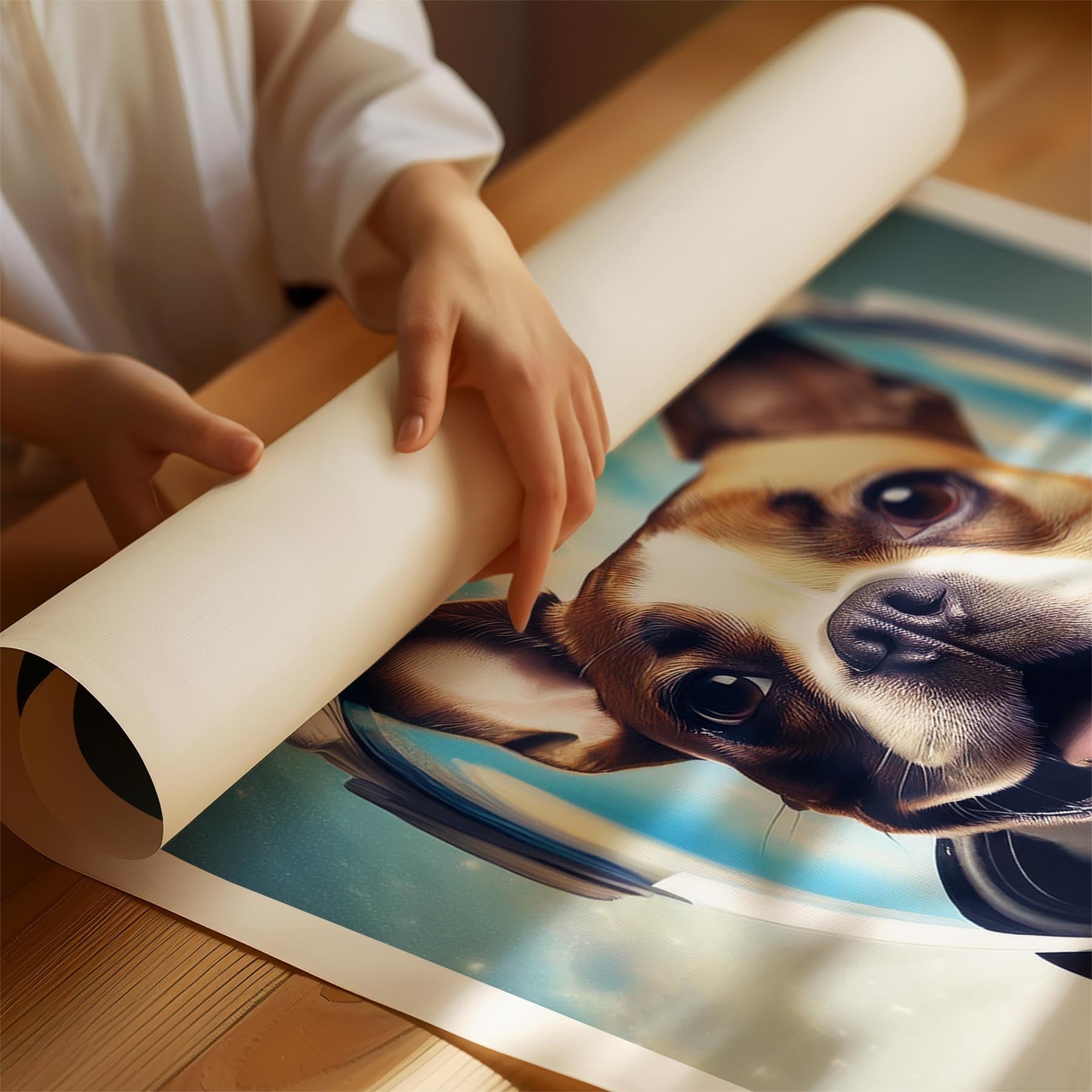 Boston Terrier Astronaut Dog Series image 1