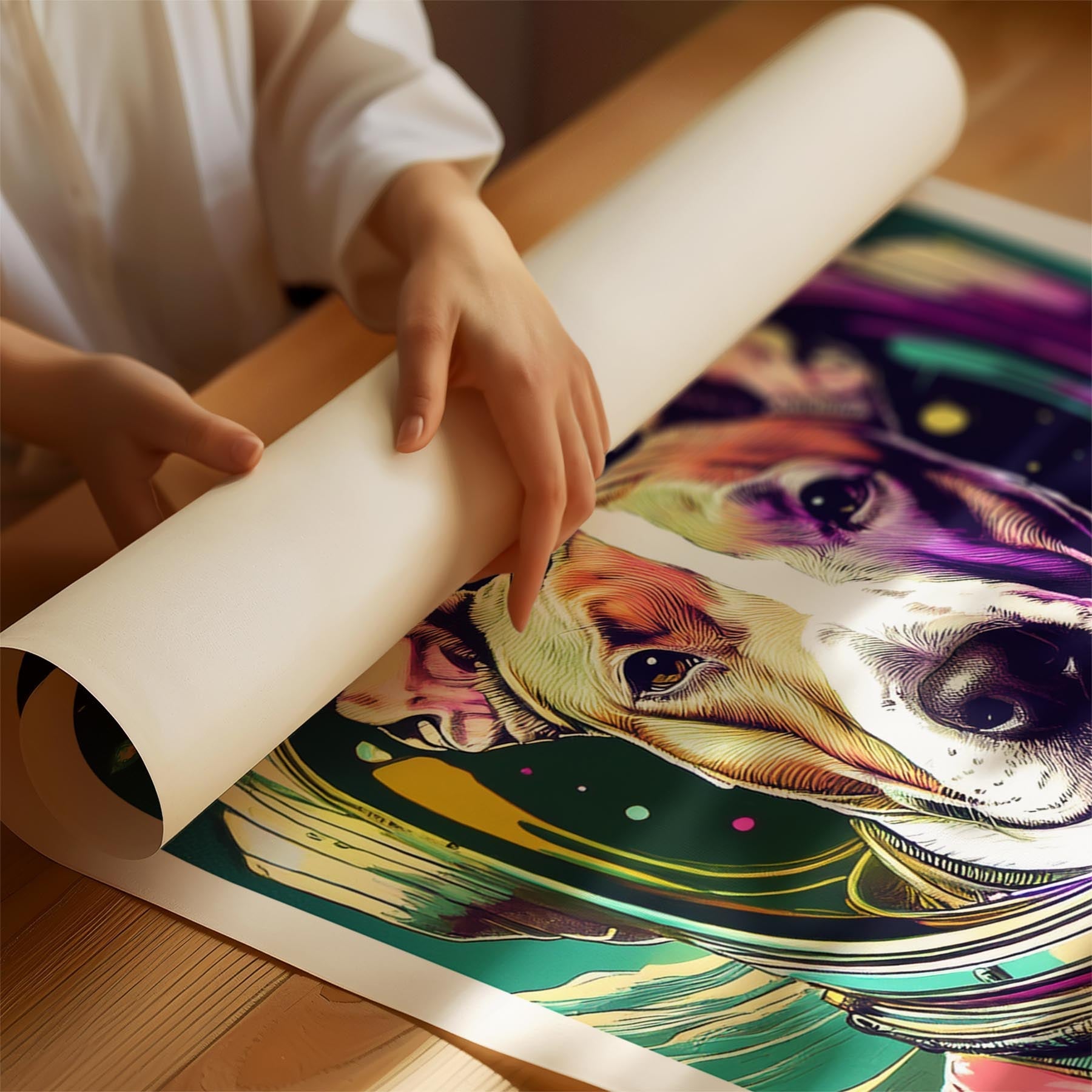 Bull Terrier Space Dogs Series image 1