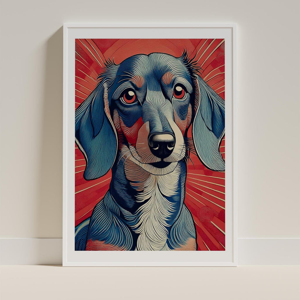 Dachshund Hokusai Japanese Inspired Dog Series 1 image 9