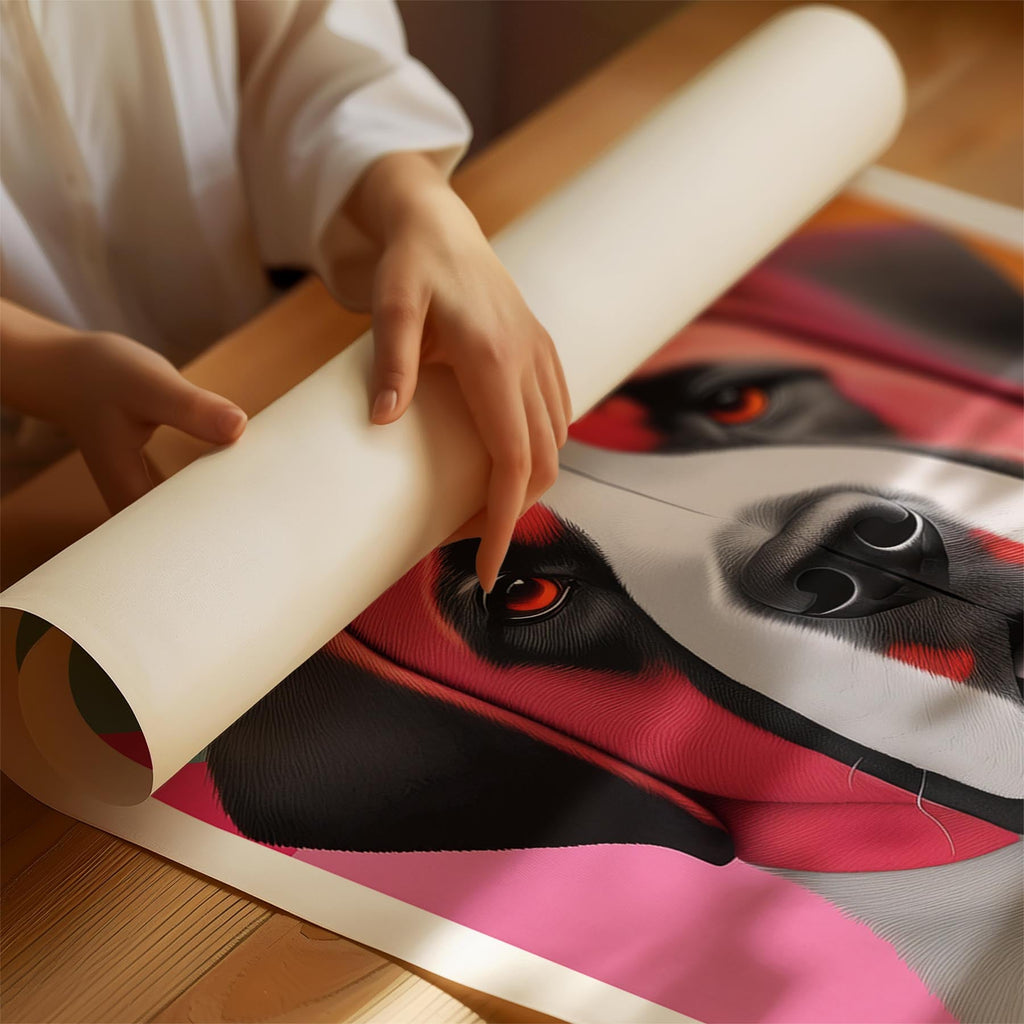 Saint Bernard Modern Pop Dog Series image 1