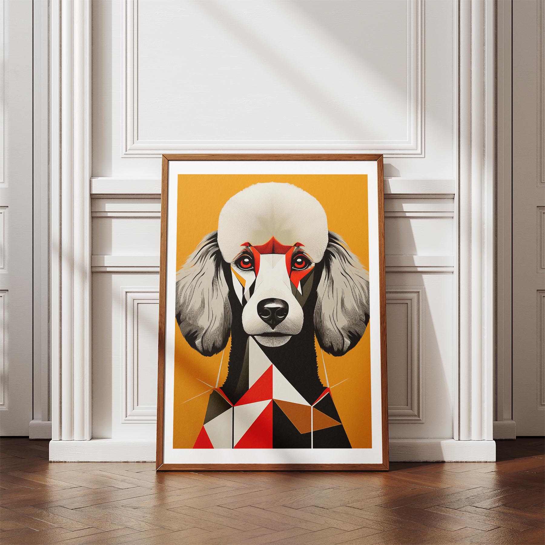Poodle Geometric Orange Series image 4