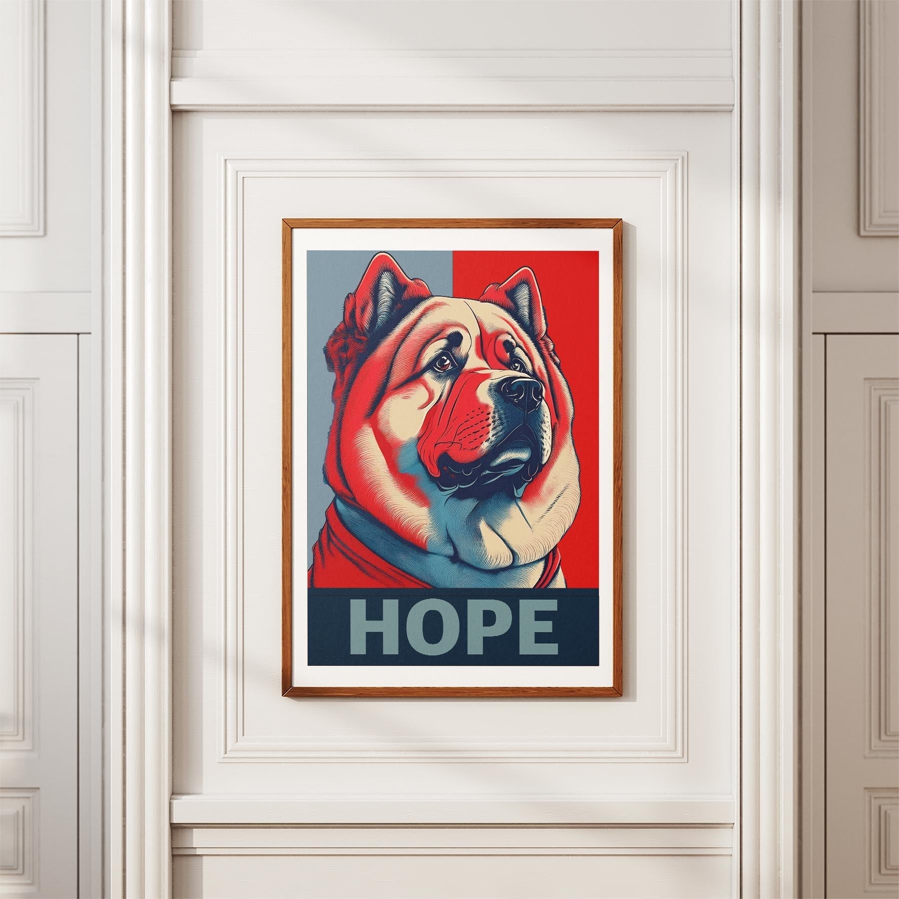 Chow Chow HOPE Series Inspired by the Obama Poster image 3