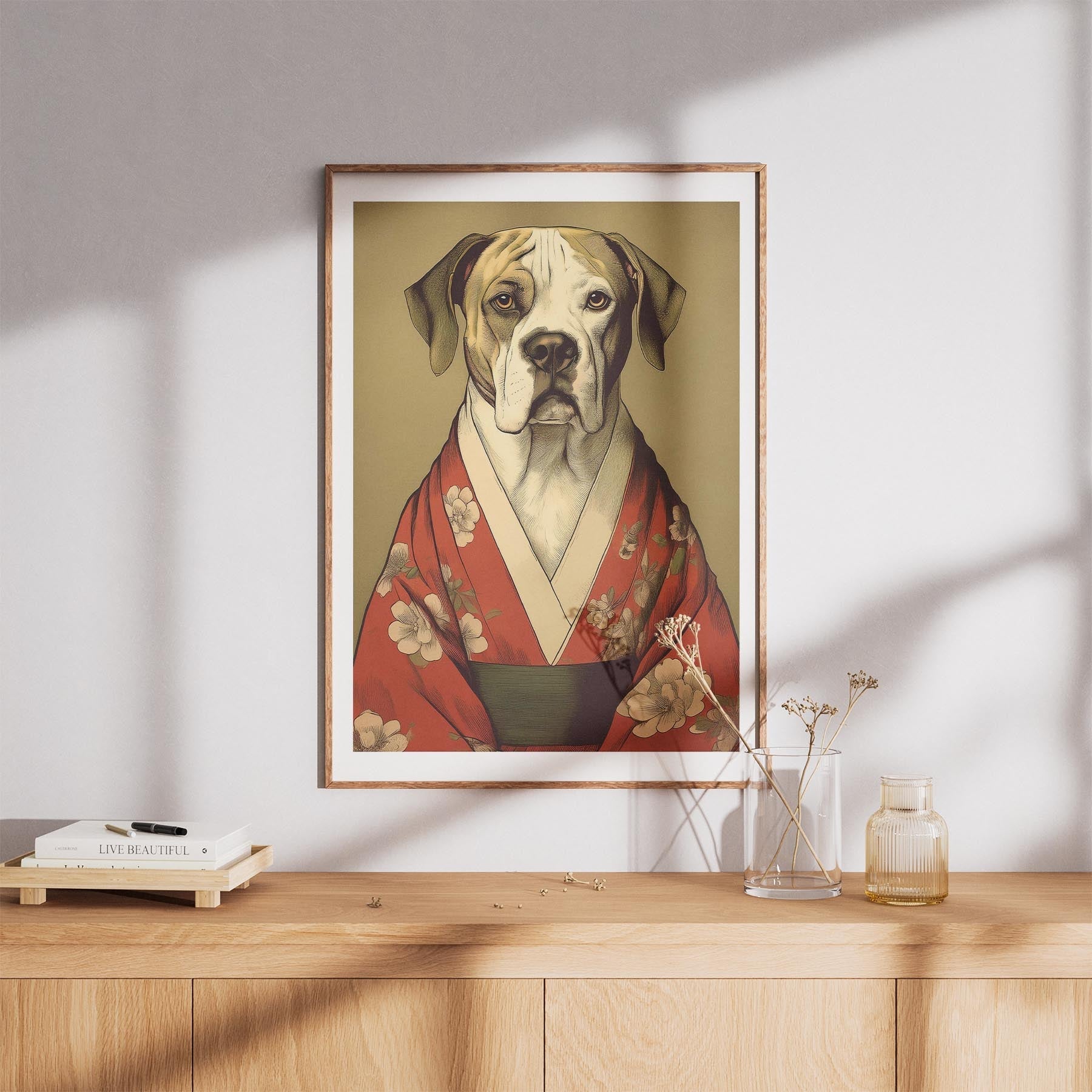 Dogue de Bordeaux Japanse Kimono Dog Series image 8