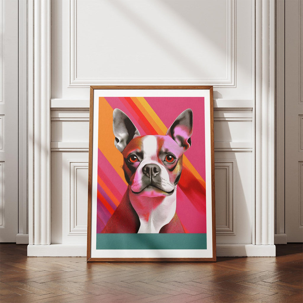 Boston Terrier Modern Pop Dog Series image 4