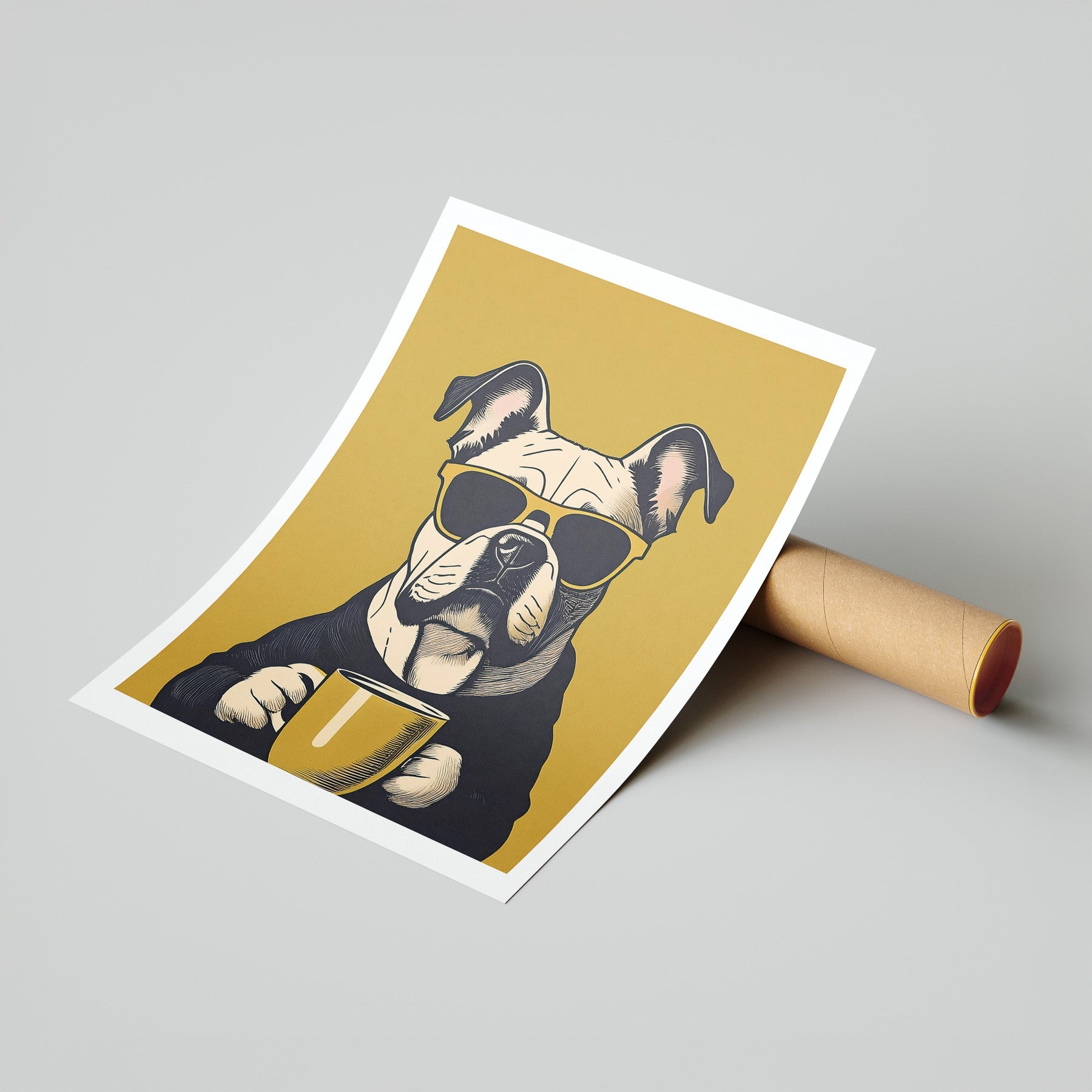 Bulldog 2 Chillin Coffee Dog image 7