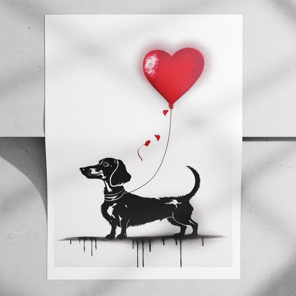 Dachshund DOGSY Series inspired by the Art of Banksy image 7