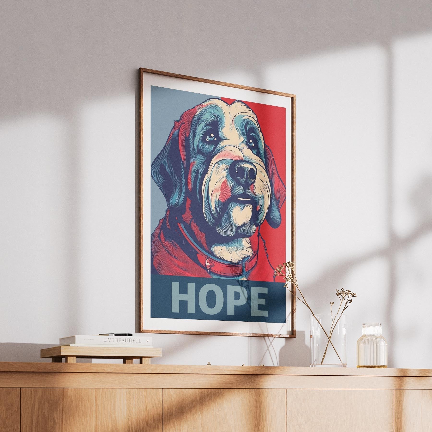 Old English Sheepdog HOPE Series Inspired by the Obama Poster image 5