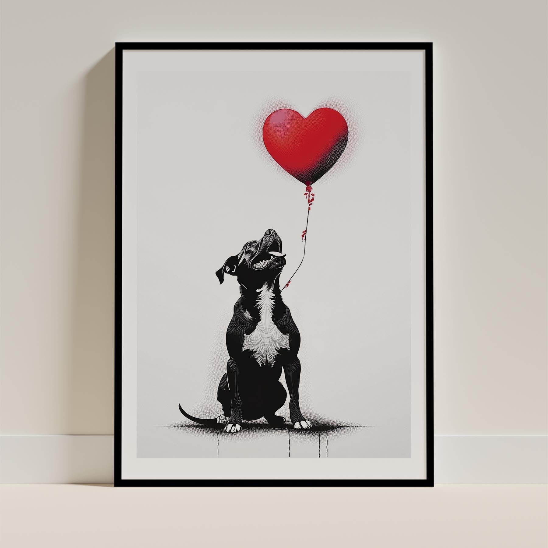 American Staffordshire Terrier Dog Art Print Unframed | 6 Unique Designs | Wall Art Gift for Dog Lovers - Image 4 | Dogsy ...