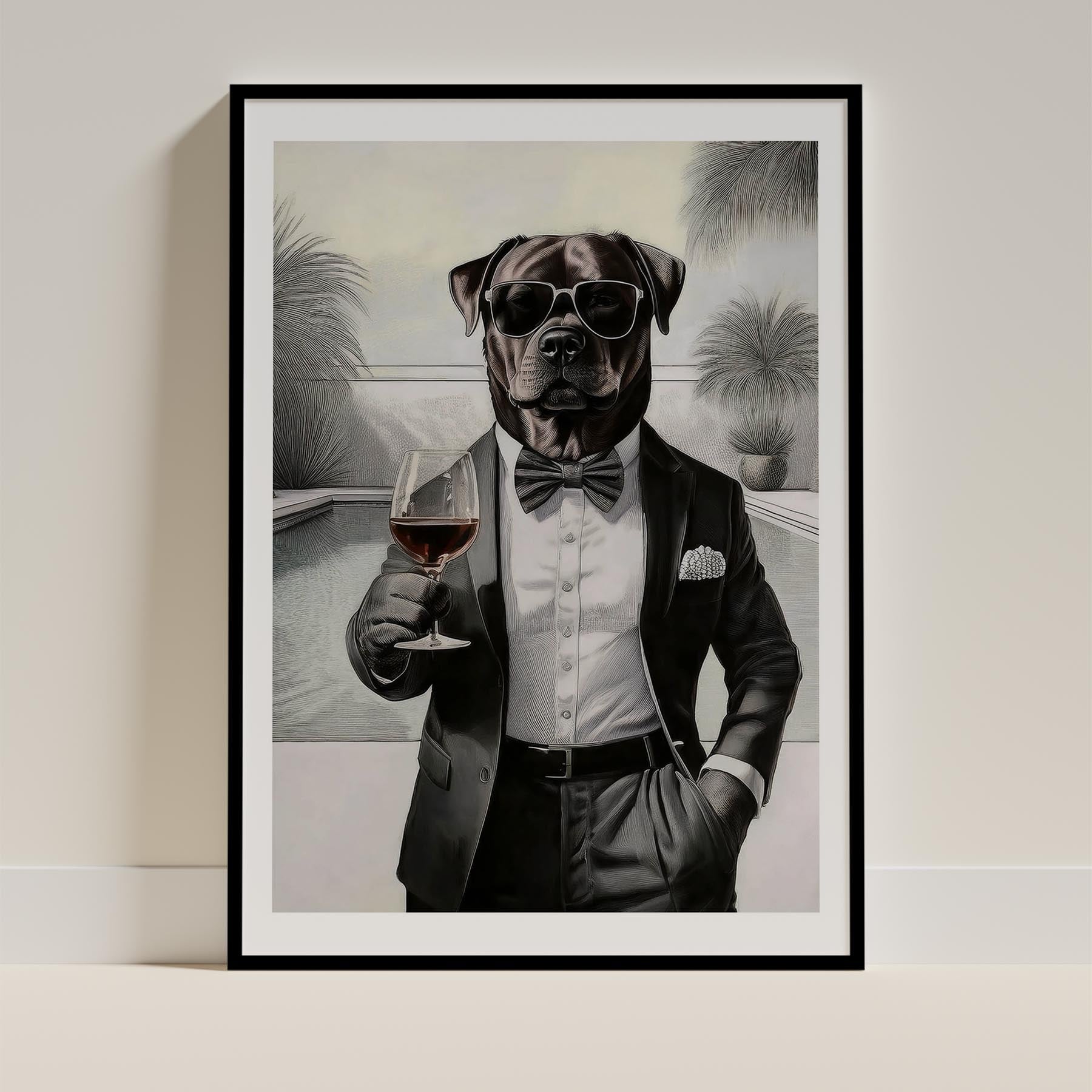 Rottweiler Dog Art Print Unframed Vol 1 | 11 Unique Designs | Wall Art Gift for Dog Lovers - Image 5 | Dogsy & Co