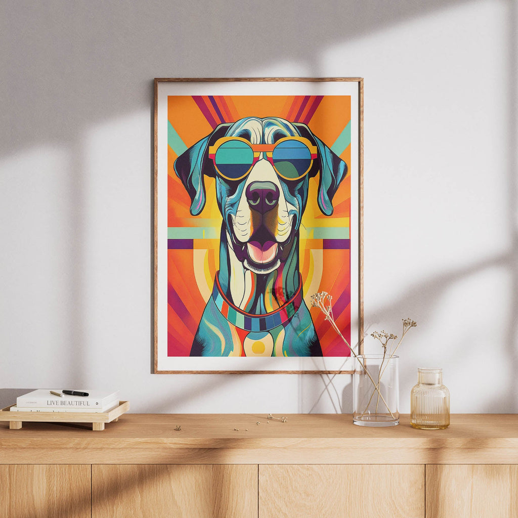 Great Dane In Colourful Sunnies 1 image 8