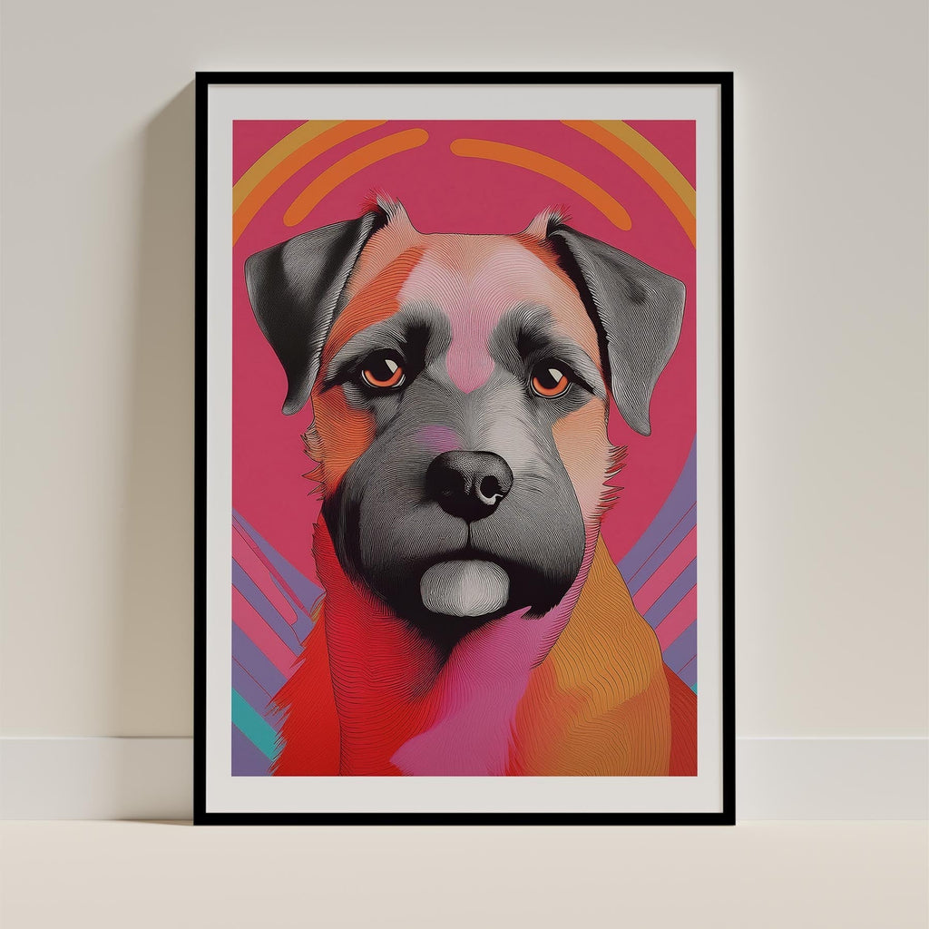 Border Terrier Modern Pop Dog Series image 0