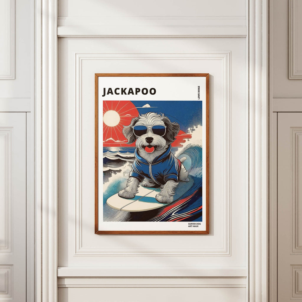Jackapoo Hokosai Surfer Dogs 1 image 2