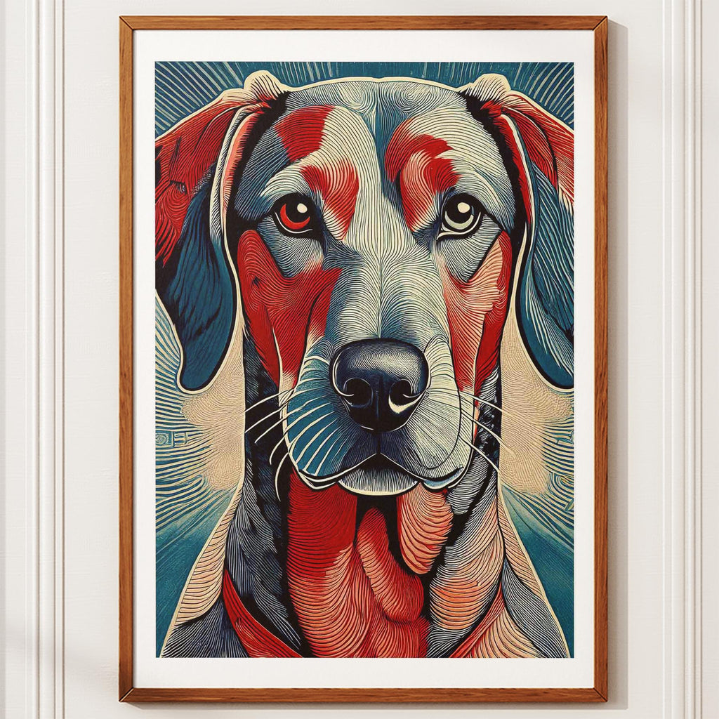 Rhoedesian Ridgeback Hokusai Japanese Inspired Dog Series image 10