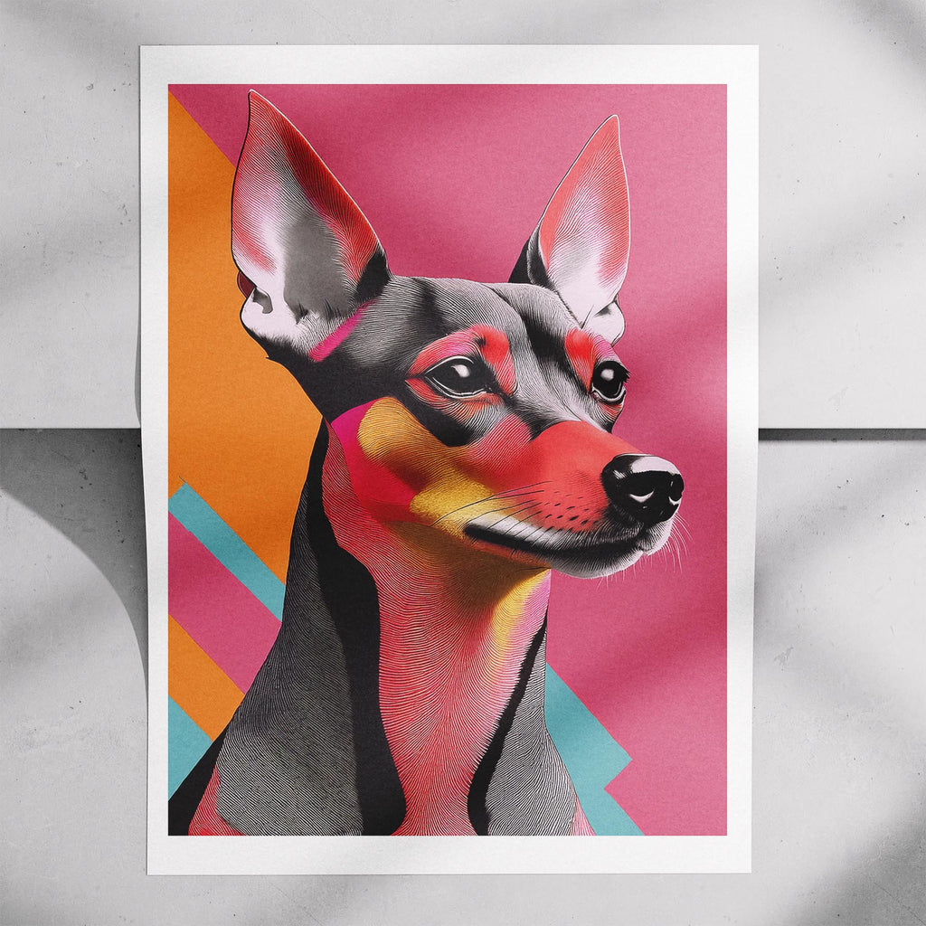 Miniature Pinscher Modern Pop Dog Series image 7
