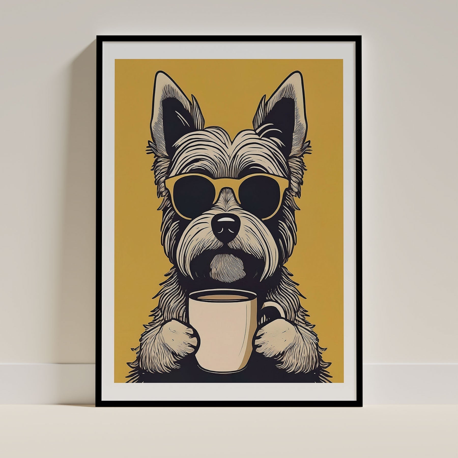 Yorkshire Terrier Dog Art Print Unframed Vol 2 | 6 Unique Designs | Wall Art Gift for Dog Lovers - Image 4 | Dogsy & Co
