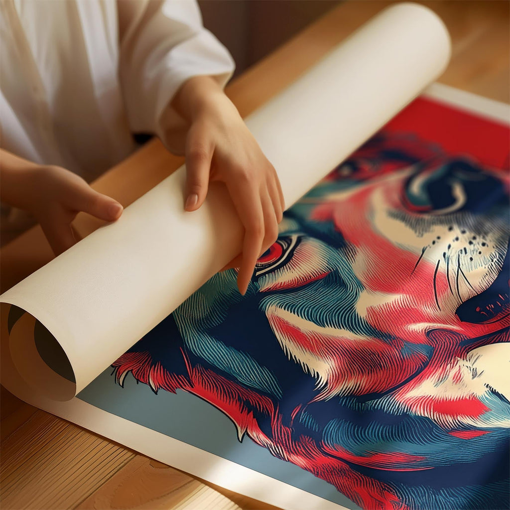 Finnish Lapphund LOVE Series Inspired by the Obama Poster image 1