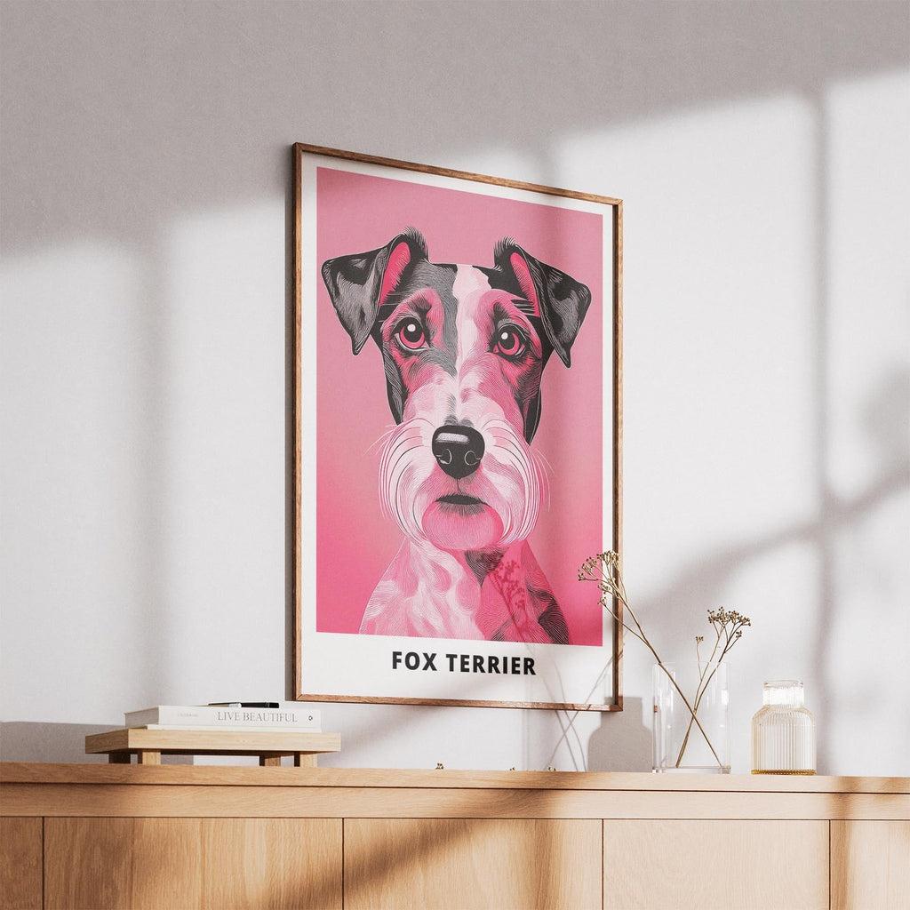 Fox Terrier Pink and Black Dog Series 1 image 5