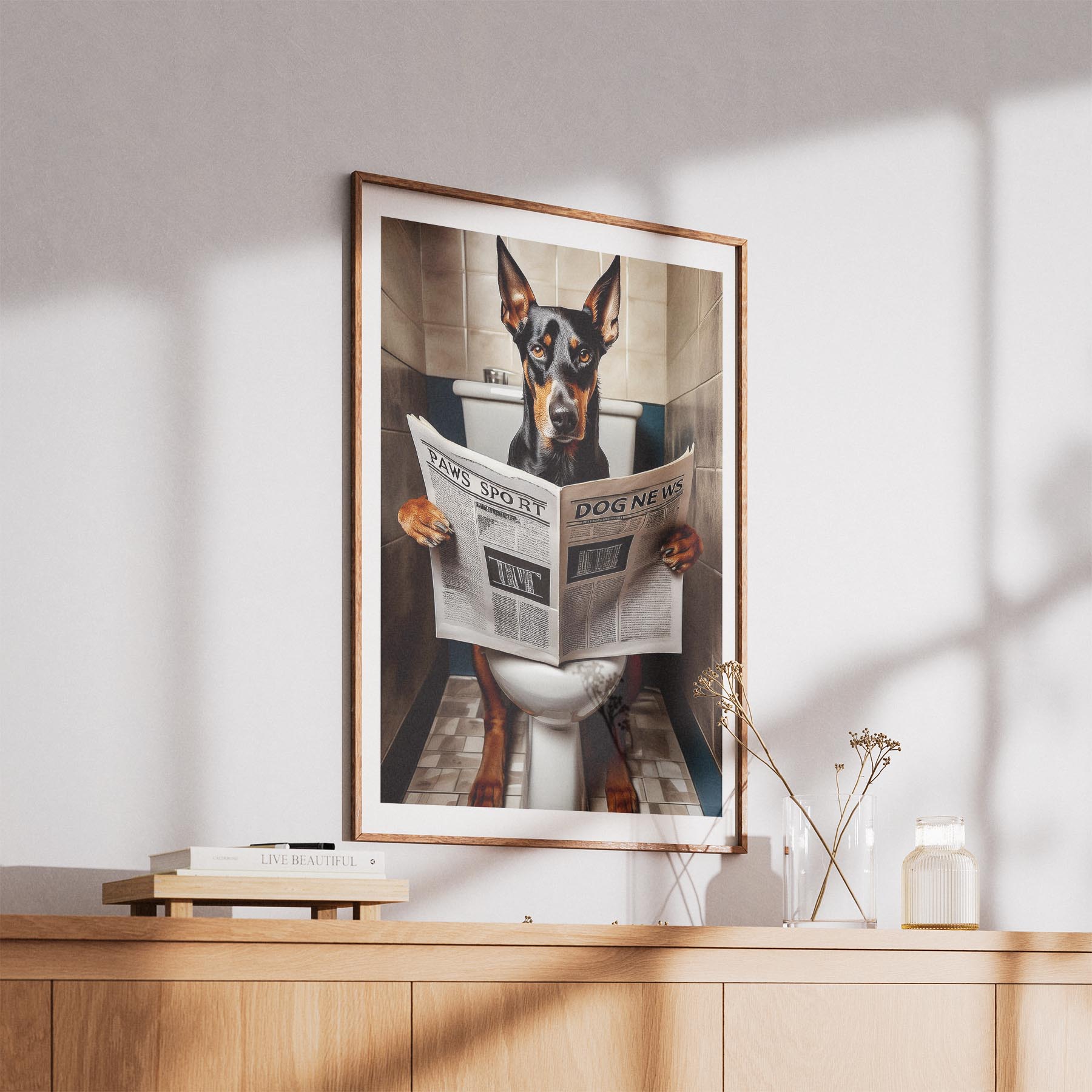 Dobermann Toilet Humour Dog Series 2 image 5