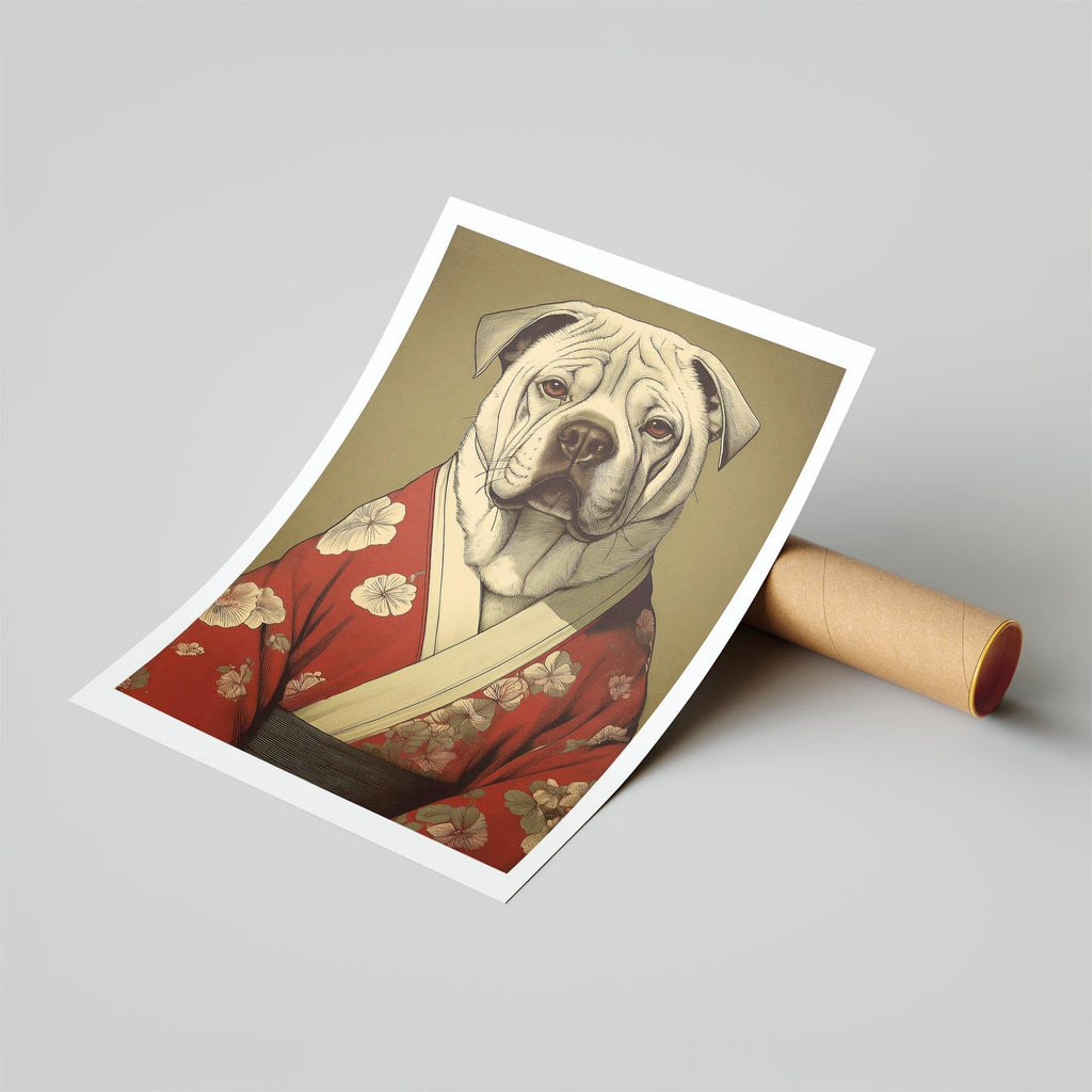 Shar Pei Japanse Kimono Dog Series image 6