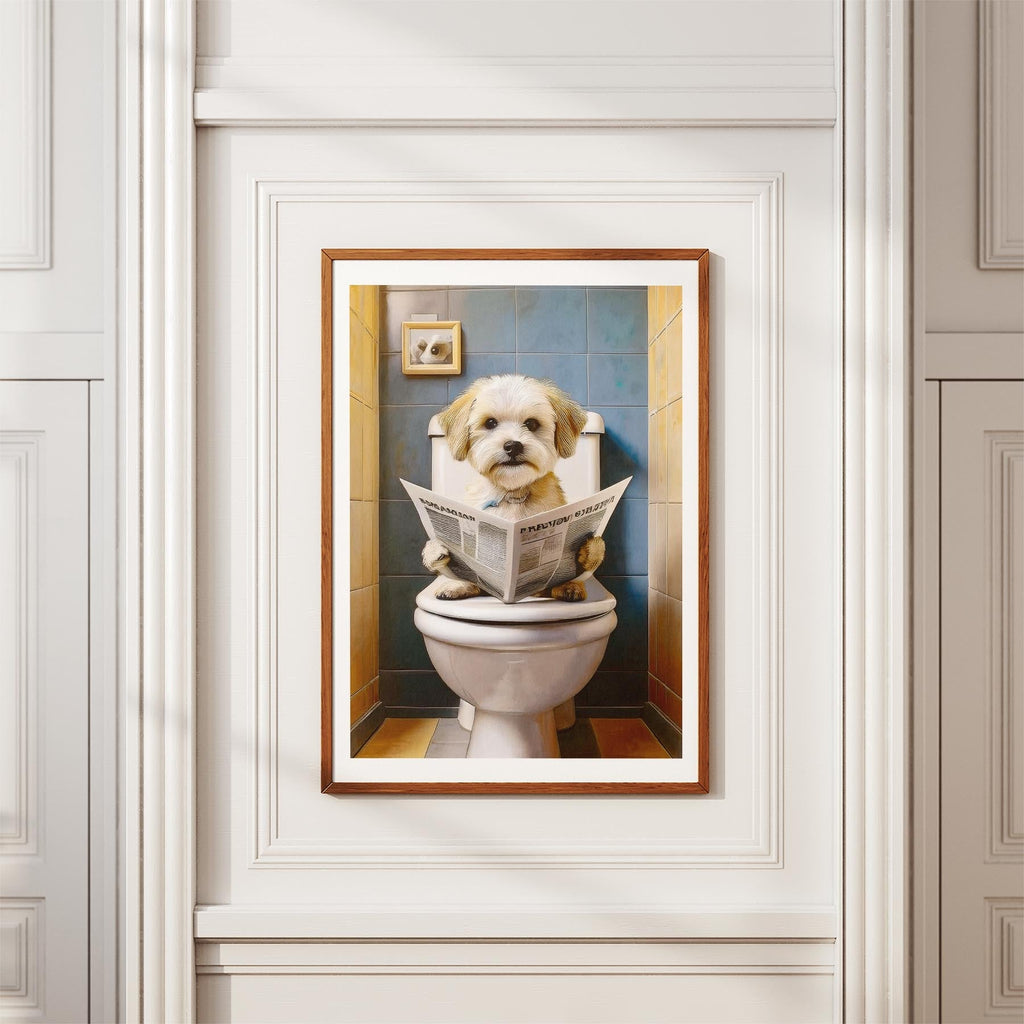 Maltese Toilet Humour Dog Series image 3