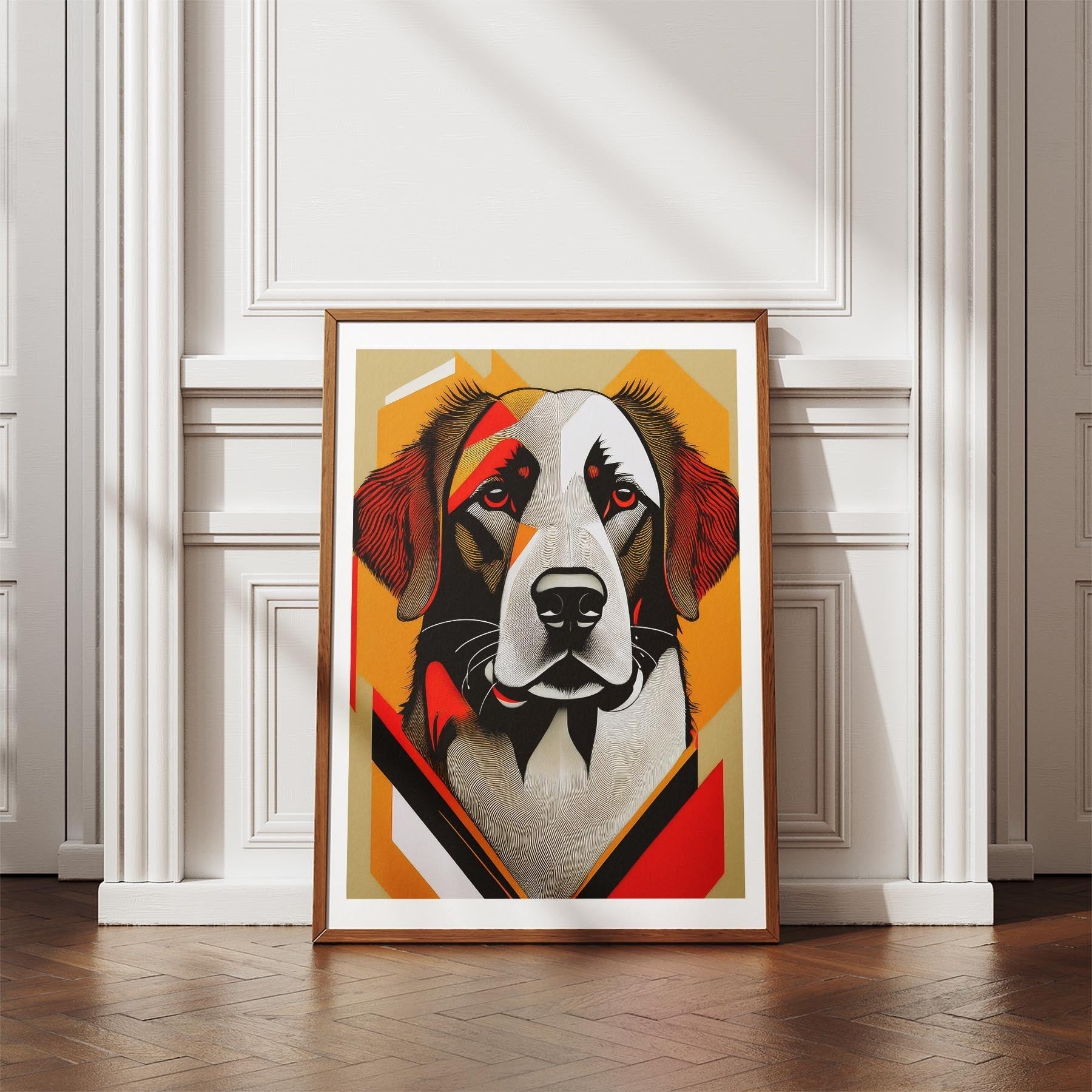 Murray River Retriever Geometric Orange Series image 4