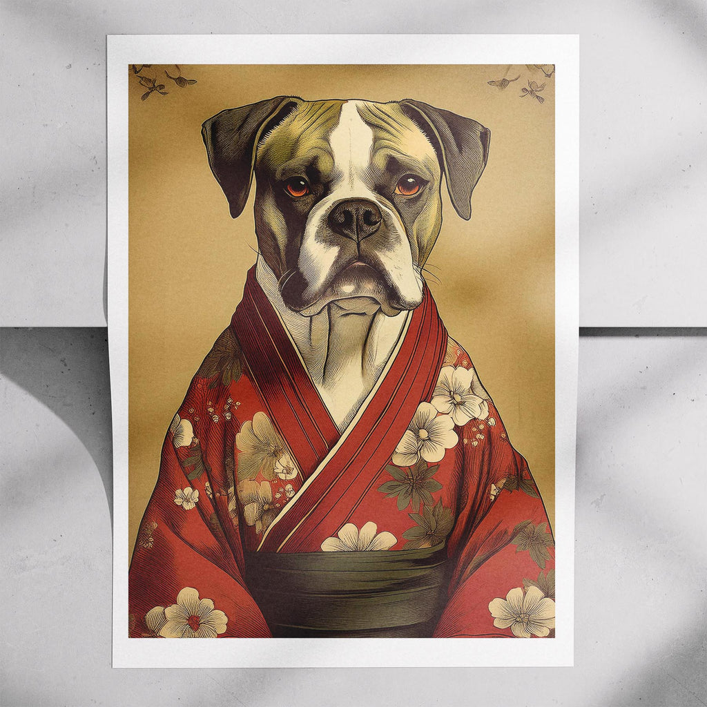 Boxer Japanse Kimono Dog Series image 7