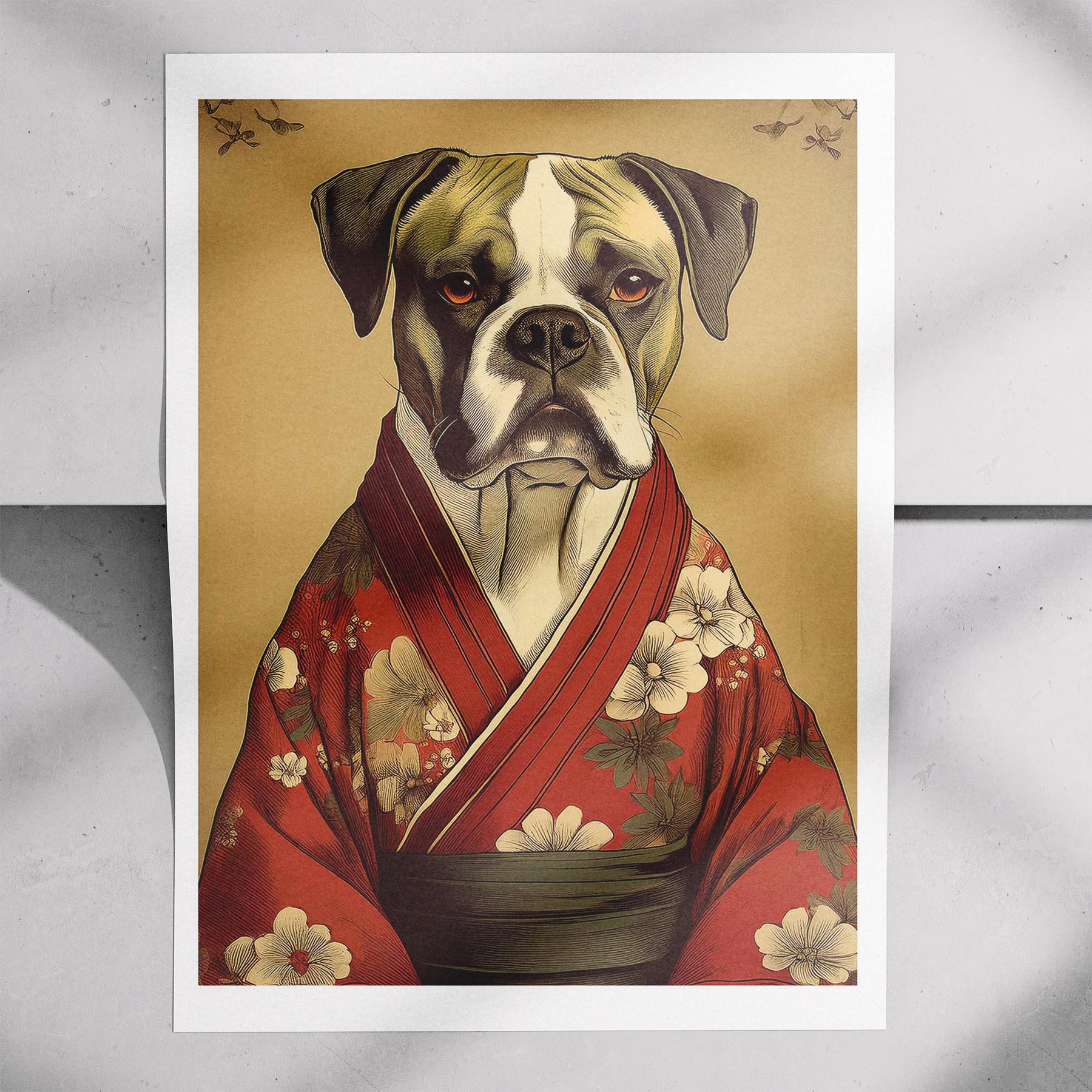 Boxer Japanse Kimono Dog Series image 7