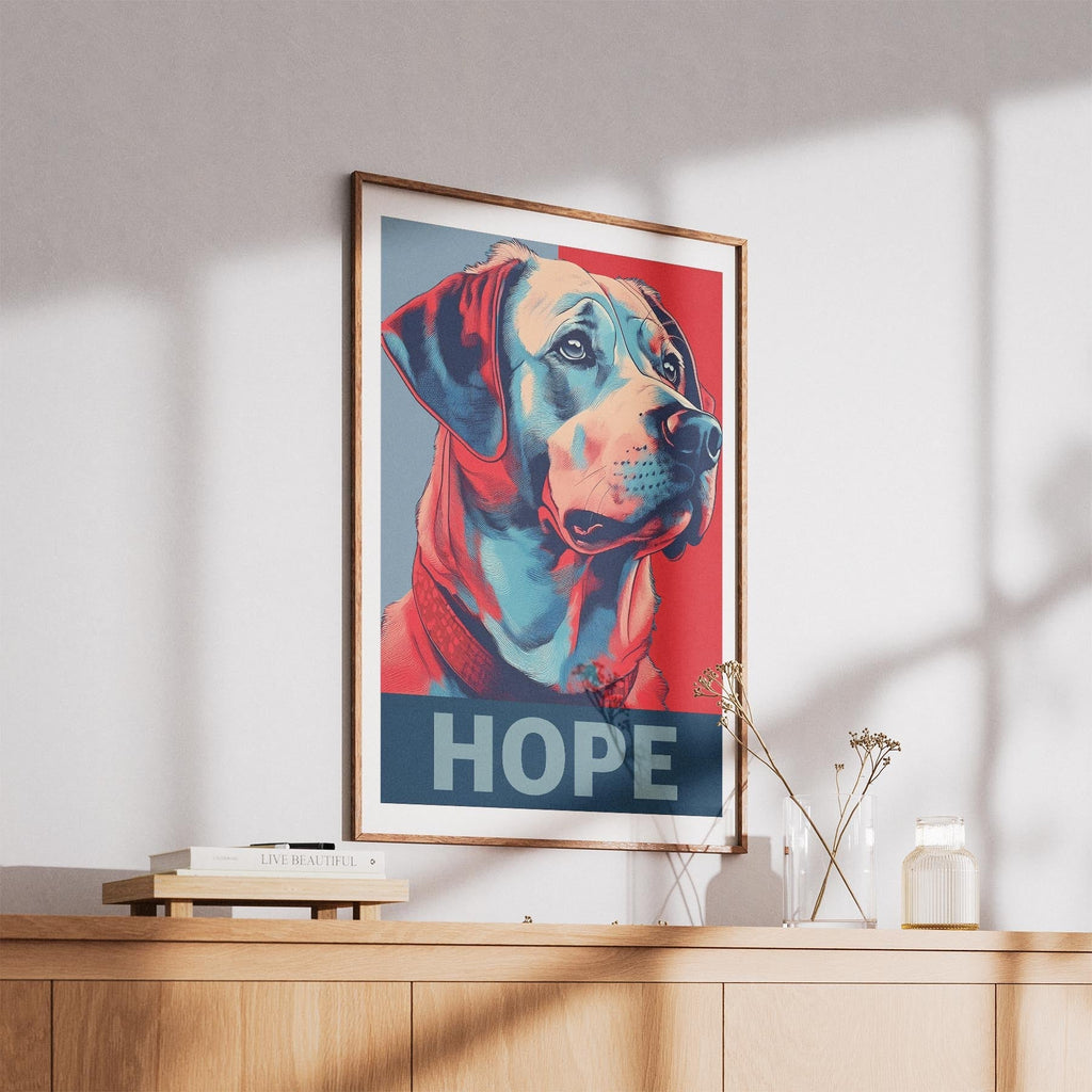 Maremma HOPE Series Inspired by the Obama Poster image 5