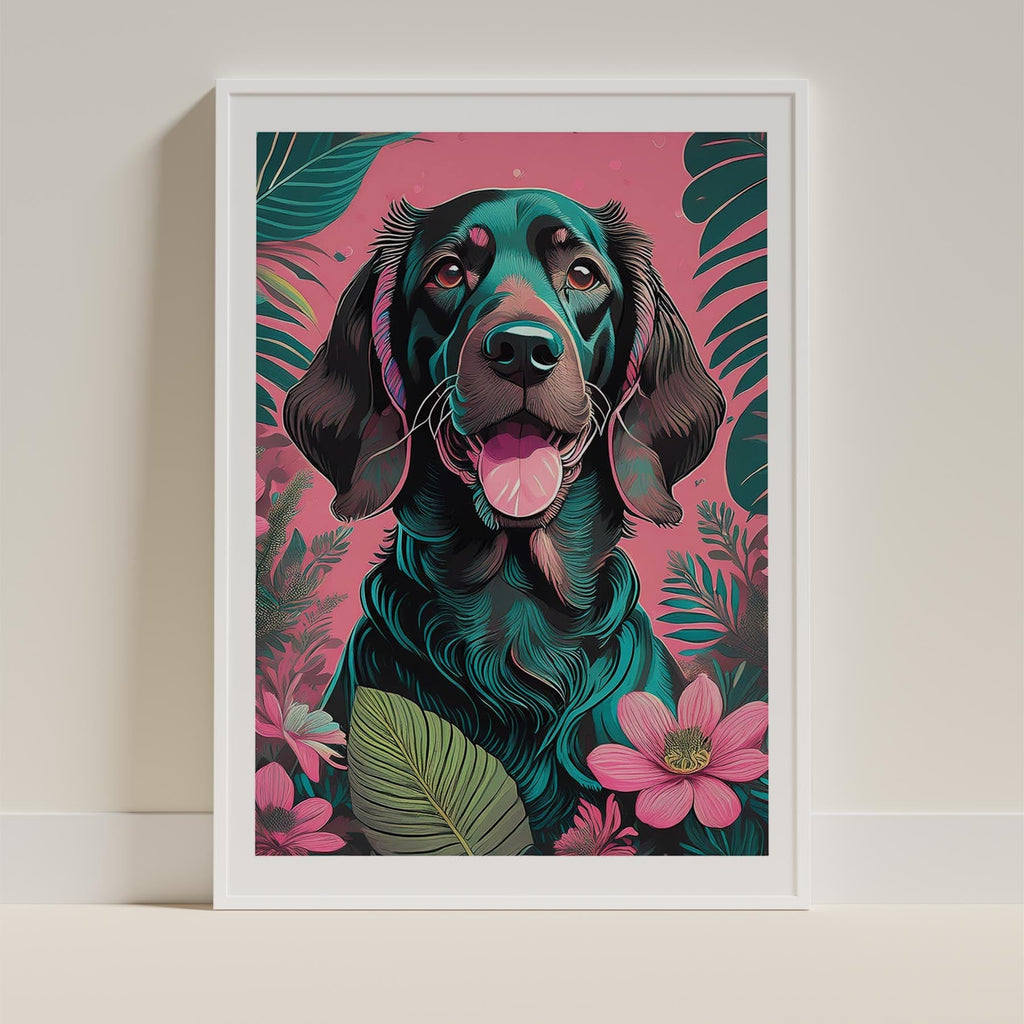 Irish Setter Flowery Dog image 9