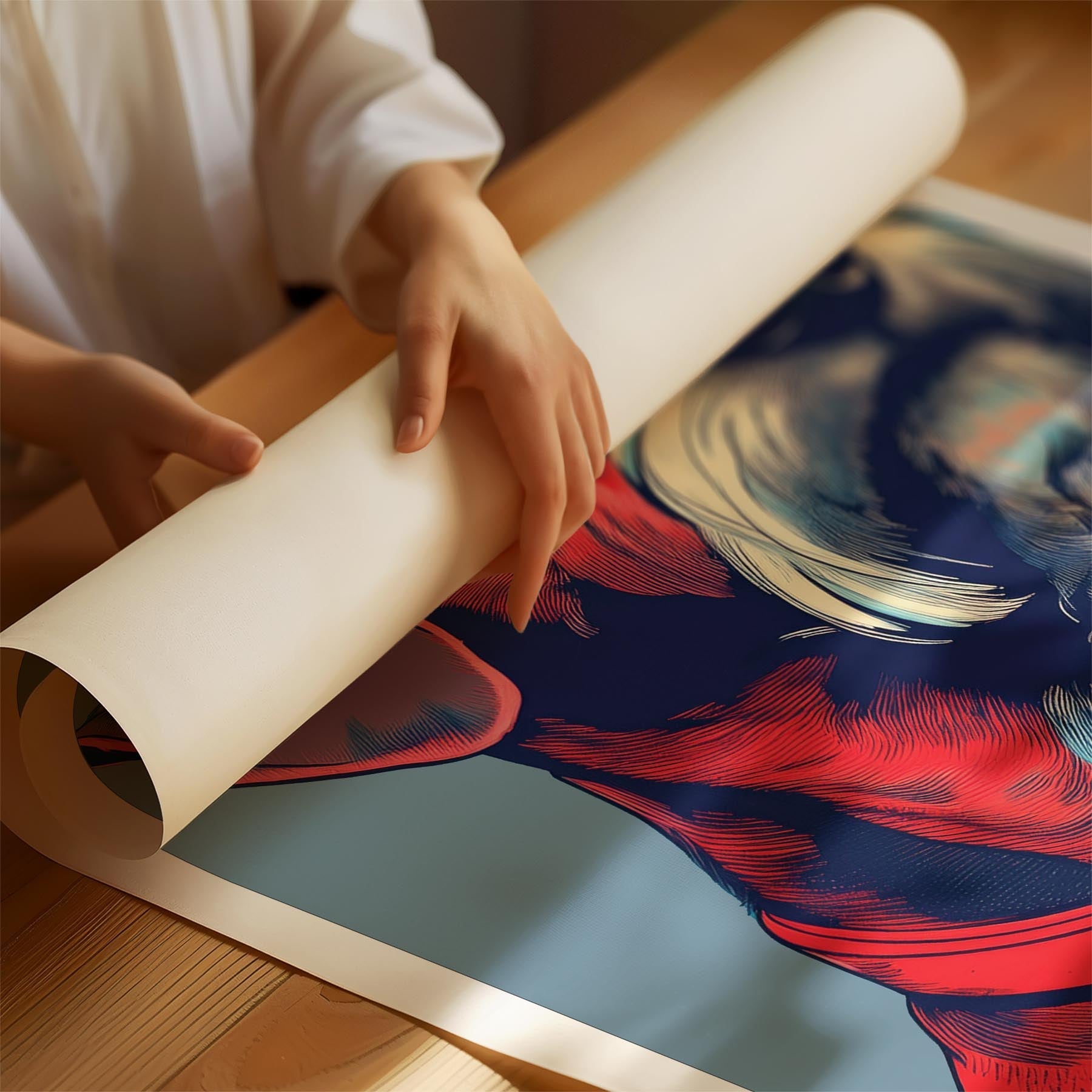 Irish Terrier HOPE Series Inspired by the Obama Poster image 1