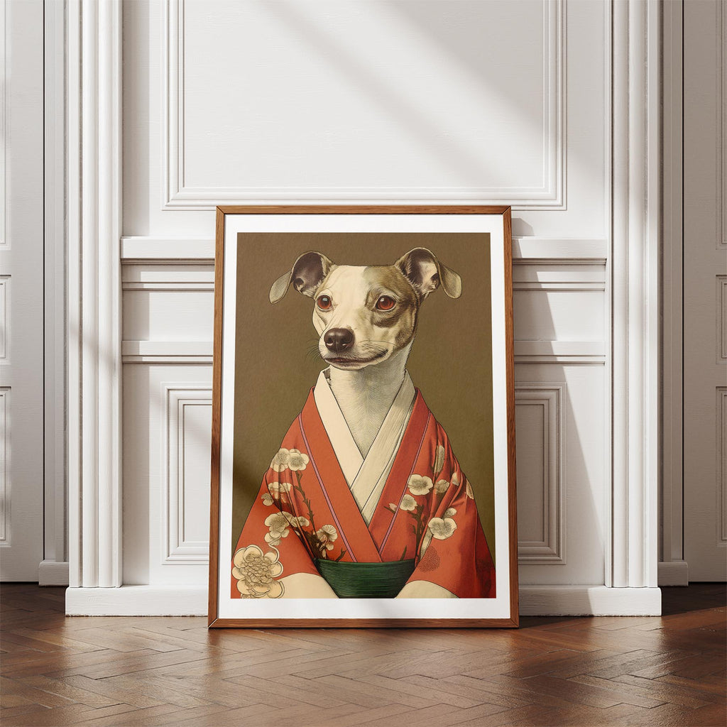 Whippet Japanse Kimono Dog Series image 4