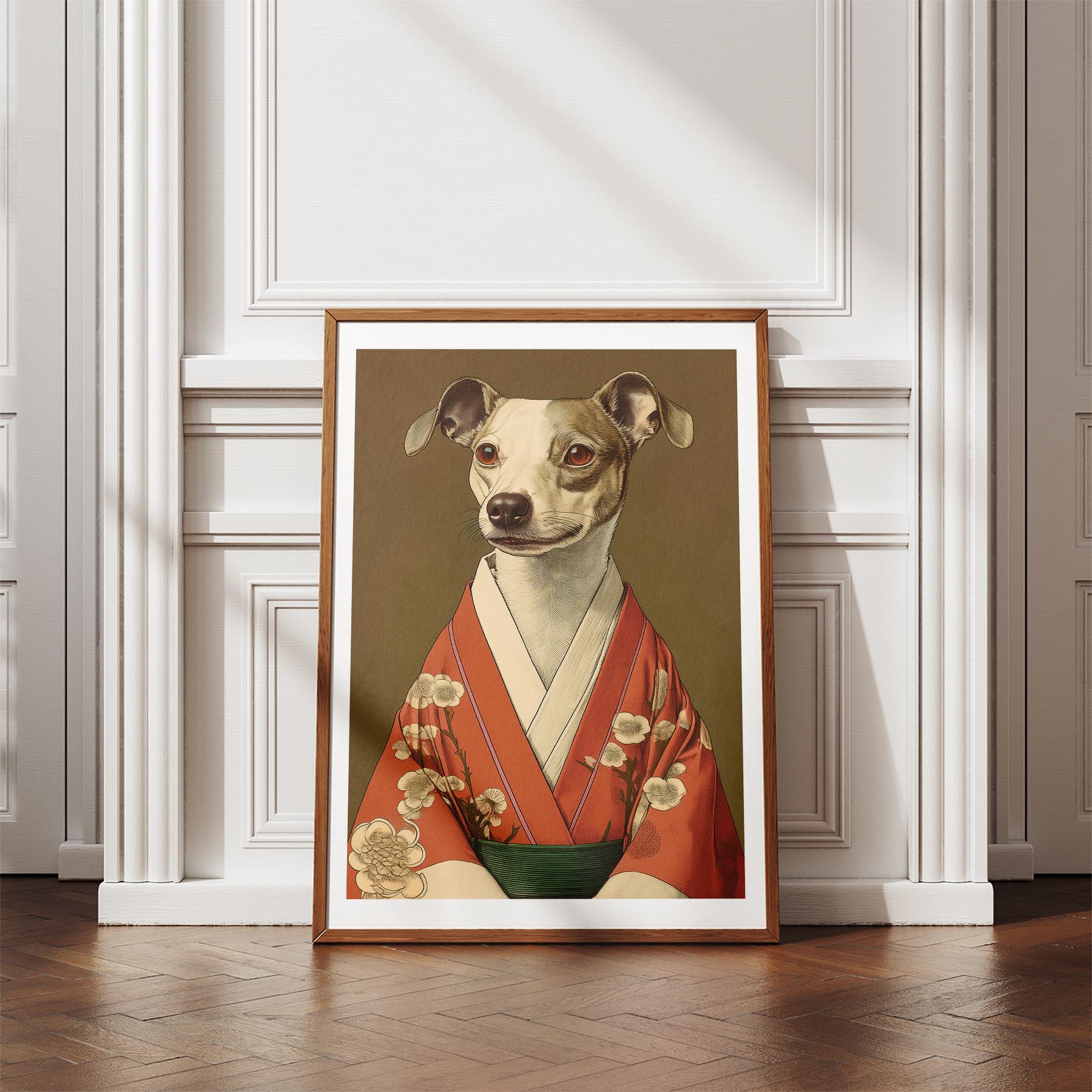 Whippet Japanse Kimono Dog Series image 4