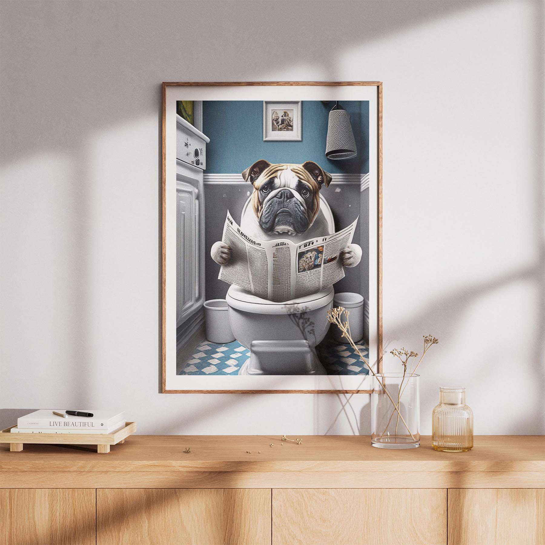 Bulldog Toilet Humour Dog Series 9 image 8
